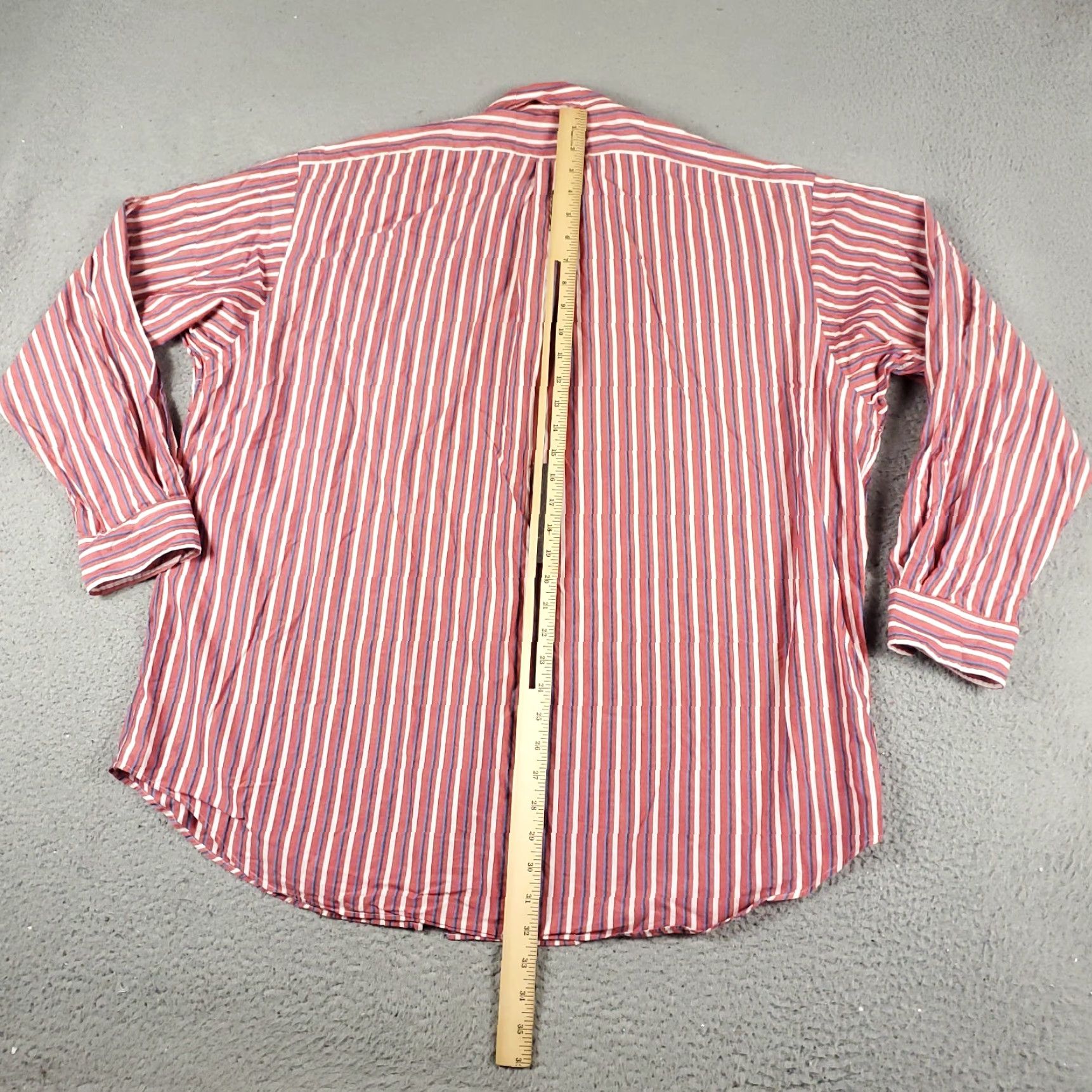 Ralph Lauren Ralph Lauren Button-Up Shirt Mens XL Red Striped Long Sleeve Classic Preppy Size US XL / EU 56 / 4 - 5 Thumbnail