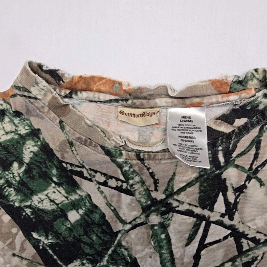 Other Distressed Camo Long Sleeve Shirt Camouflage Large Shirt Size US L / EU 52-54 / 3 - 14 Thumbnail