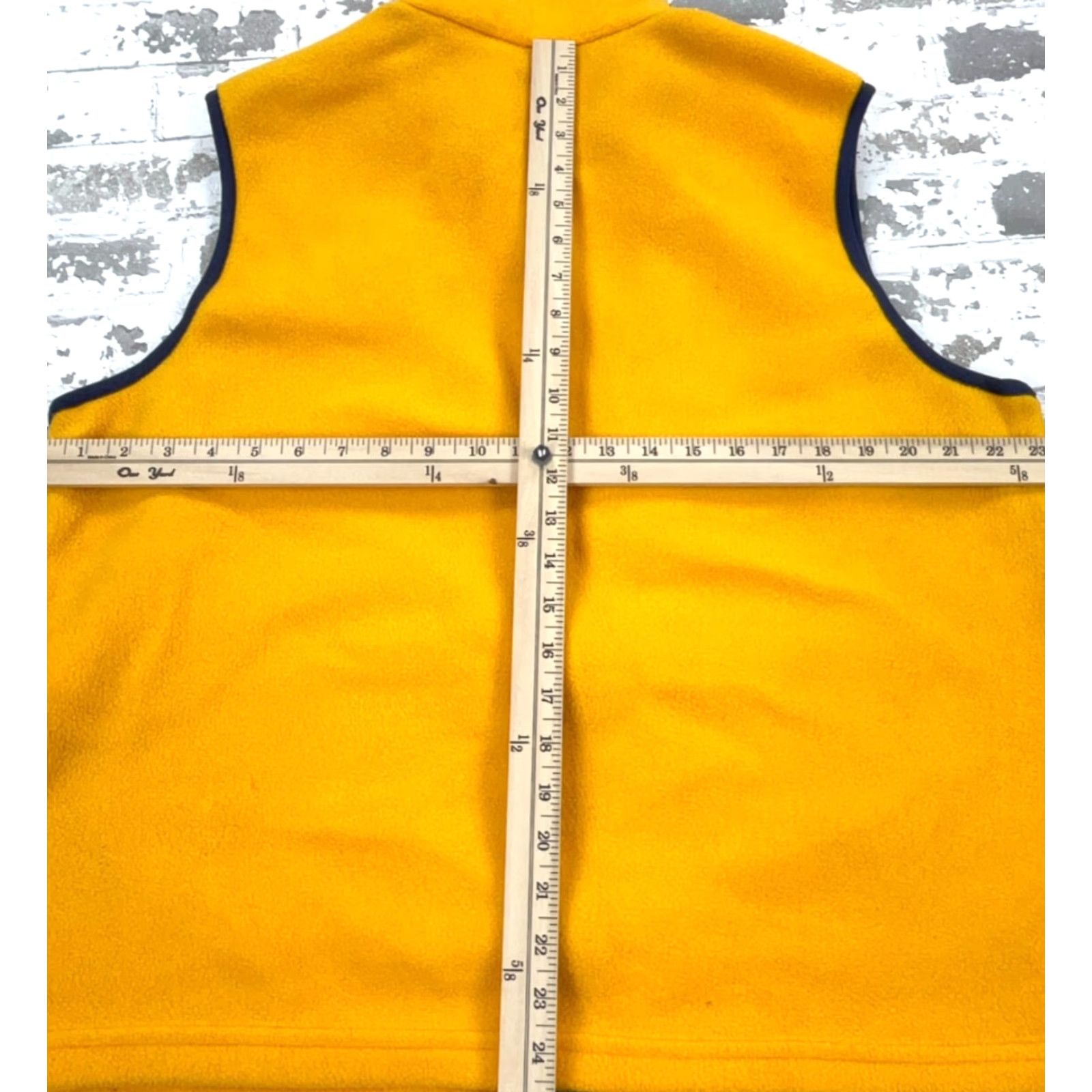 Vintage LL Bean Vest Men XL Yellow Fleece Full Zip Jacket Outdoors Hiking Vest Size US XL / EU 56 / 4 - 7 Thumbnail