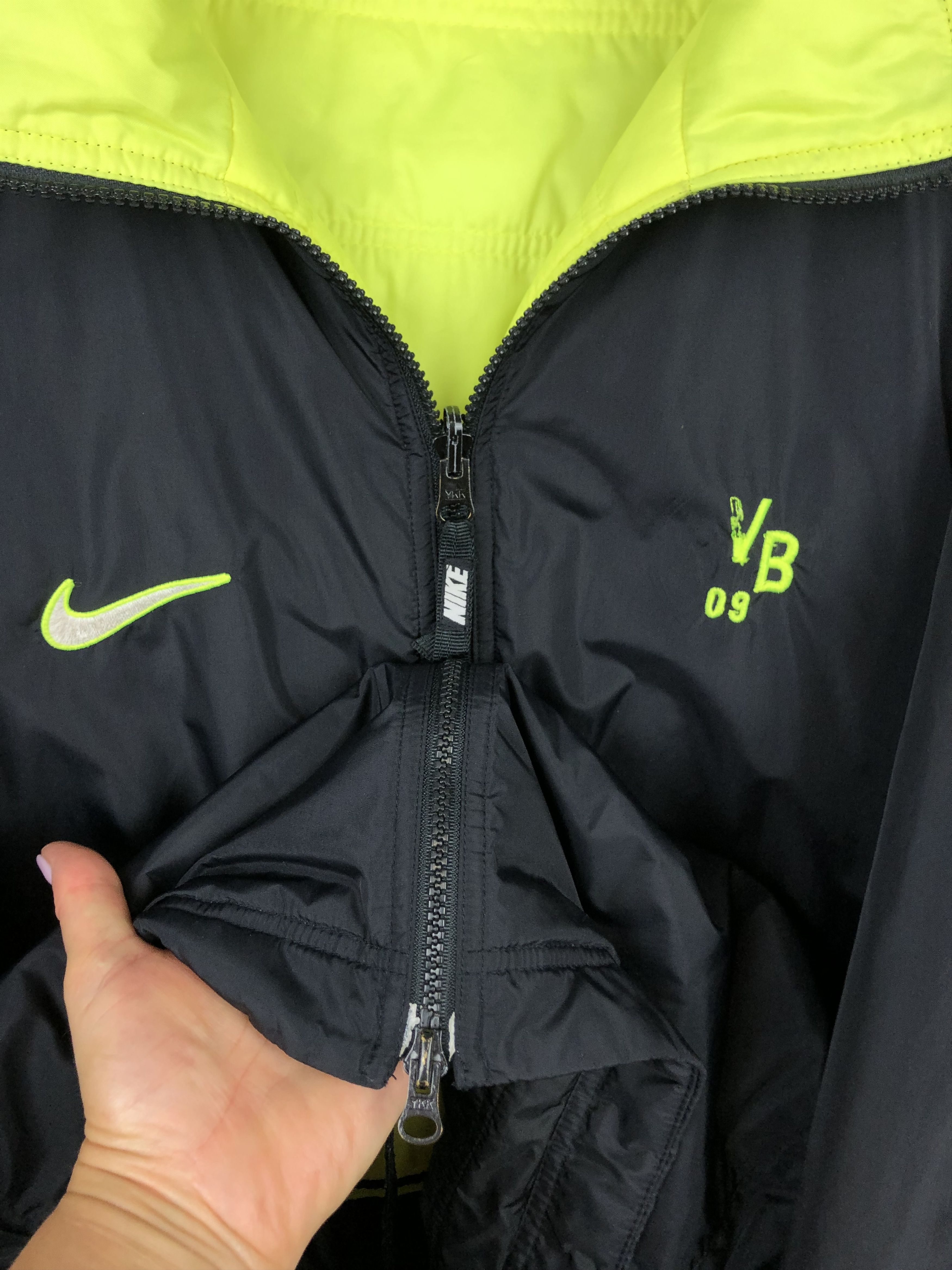 Nike Vintage Borussia Dortmund Jacket Soccer Bomber Double Sided Size US XL / EU 56 / 4 - 4 Thumbnail