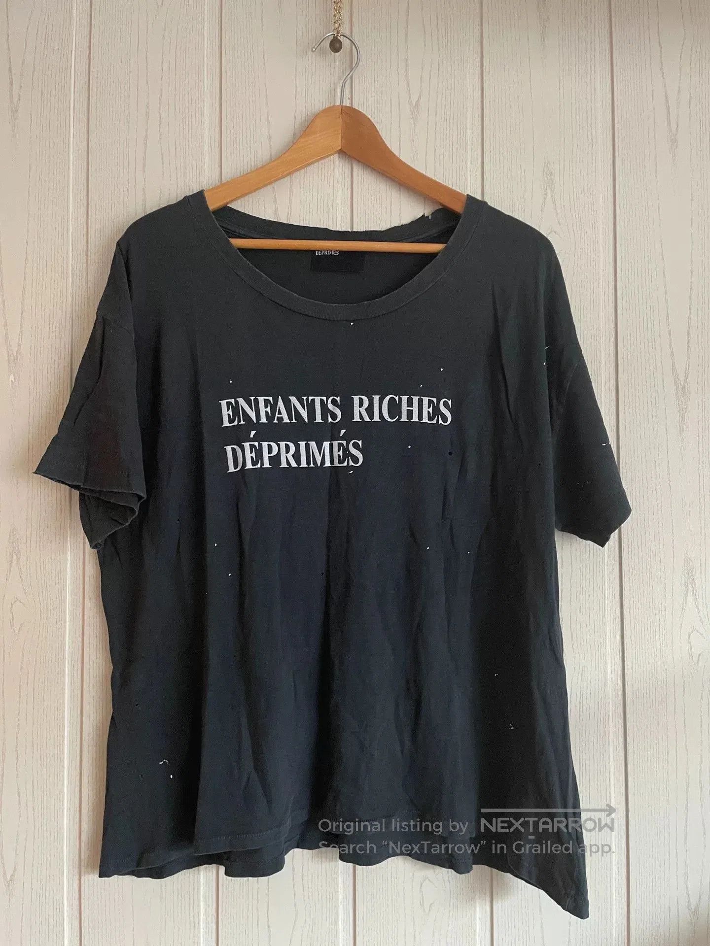 Enfants Riches Deprimes ERD SS25 Splatter Slogan Short Sleeve. Size US L / EU 52-54 / 3 - 1 Thumbnail