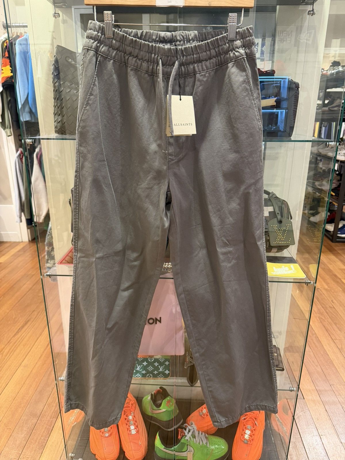 Allsaints Allsaints Hanbury Grey Trousers Size US 30 / EU 46 - 1 Thumbnail