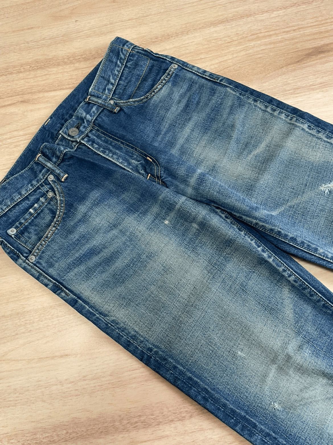 Visvim Visvim 04D5 DAMAGED-5 Snake Skin Patches Denim Size US 32 / EU 48 - 4 Thumbnail