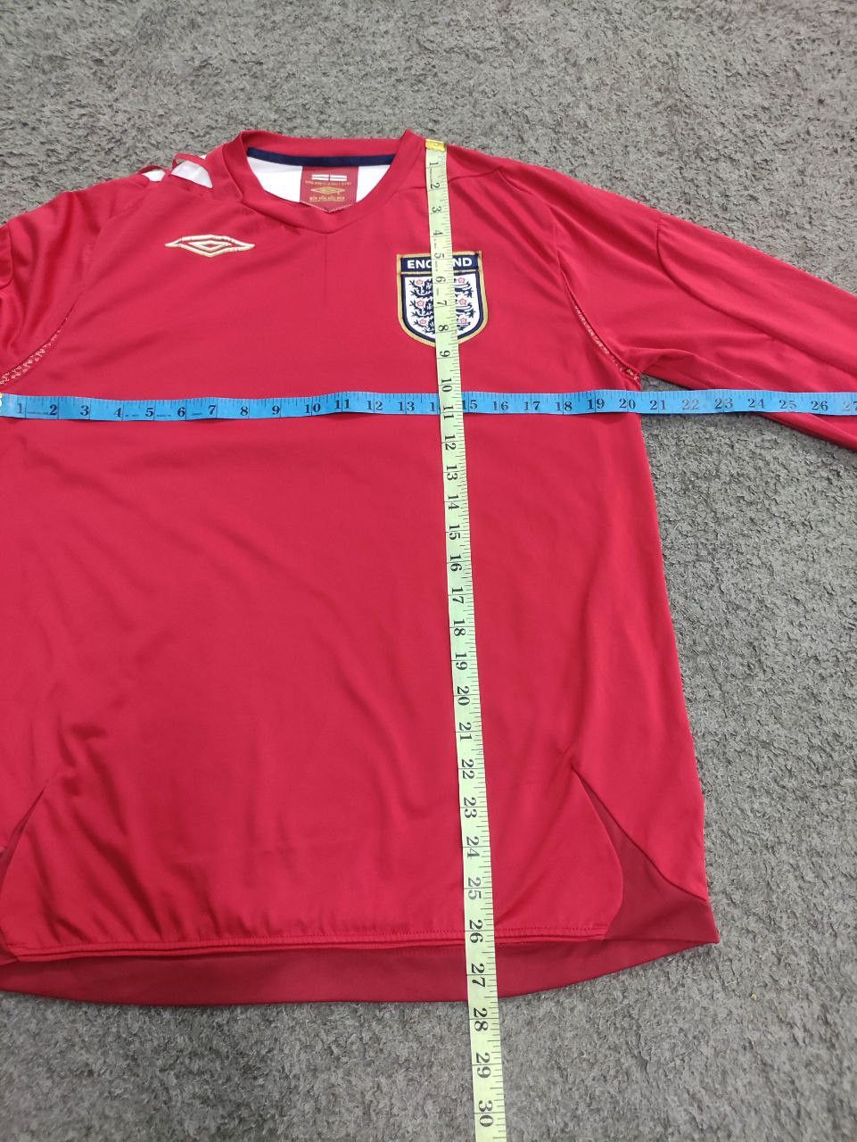 Umbro Vintage Jersey England Long Sleeve Shirt Size US M / EU 48-50 / 2 - 15 Thumbnail