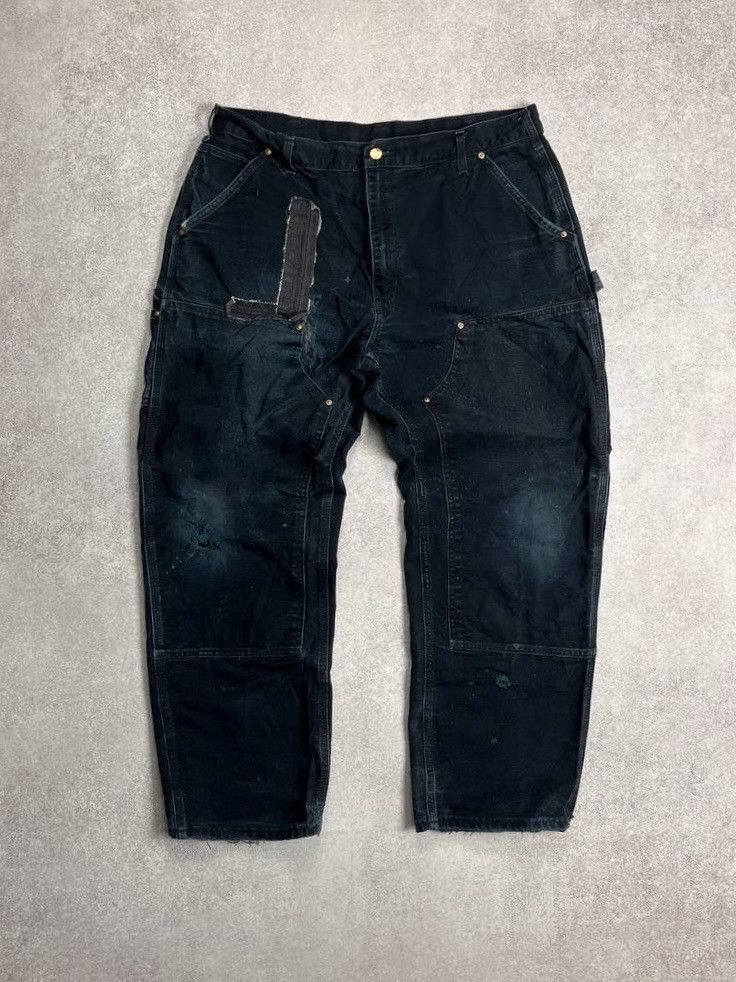 Carhartt Vintage Carhartt Made In USA Baggy Archival Workwear Pants Size US 38 / EU 54 - 3 Thumbnail