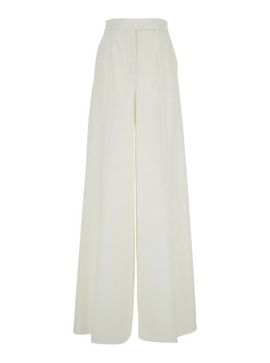 Max Mara MAX MARA Women Straight Pants 2511131011600001 White Size 30" / US 8 / IT 44 - 1 Thumbnail
