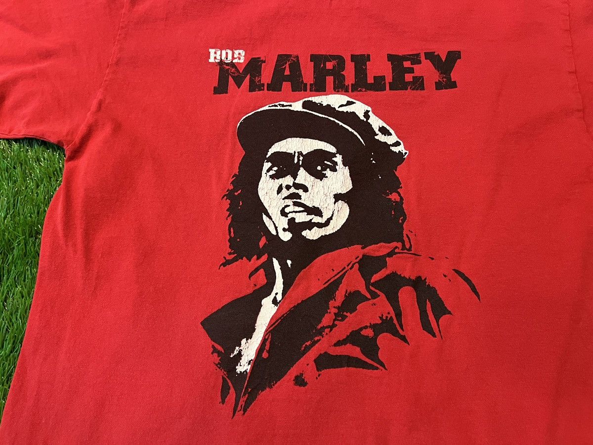 Vintage × Zion Rootswear 2001 BOB MARLEY Che Guevera T-SHIRT 2-Sided Freedom Fighter Size US M / EU 48-50 / 2 - 2 Thumbnail
