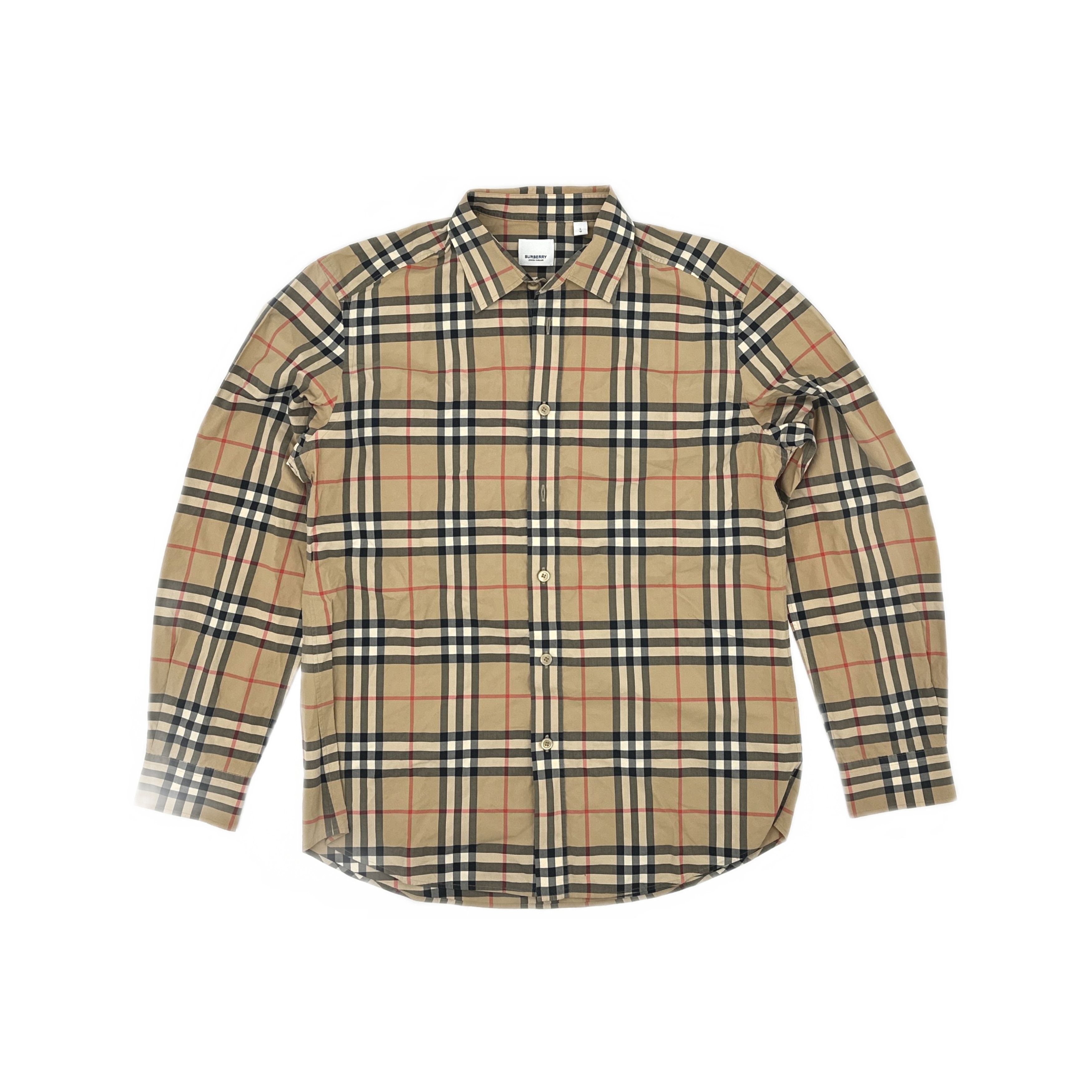 Burberry Burberry Iconic Check Long Sleeve Shirt Size L Size US L / EU 52-54 / 3 - 1 Thumbnail