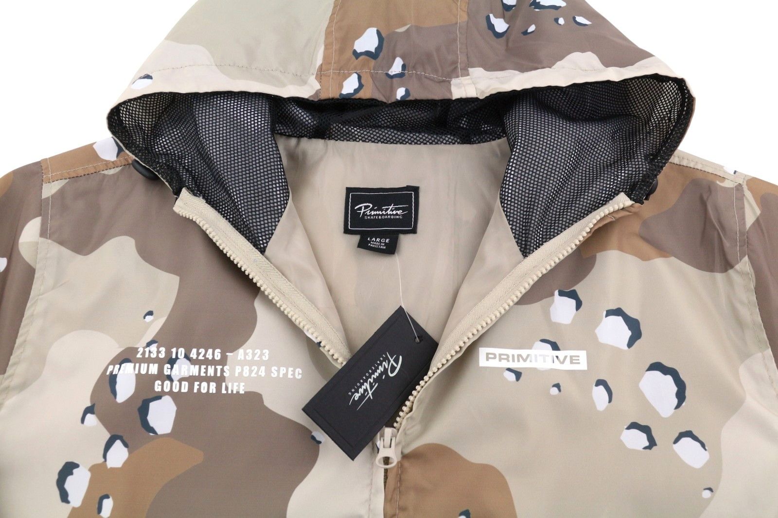 Primitive L Brown Camouflage Hooded Zip 88000 Size US L / EU 52-54 / 3 - 5 Thumbnail