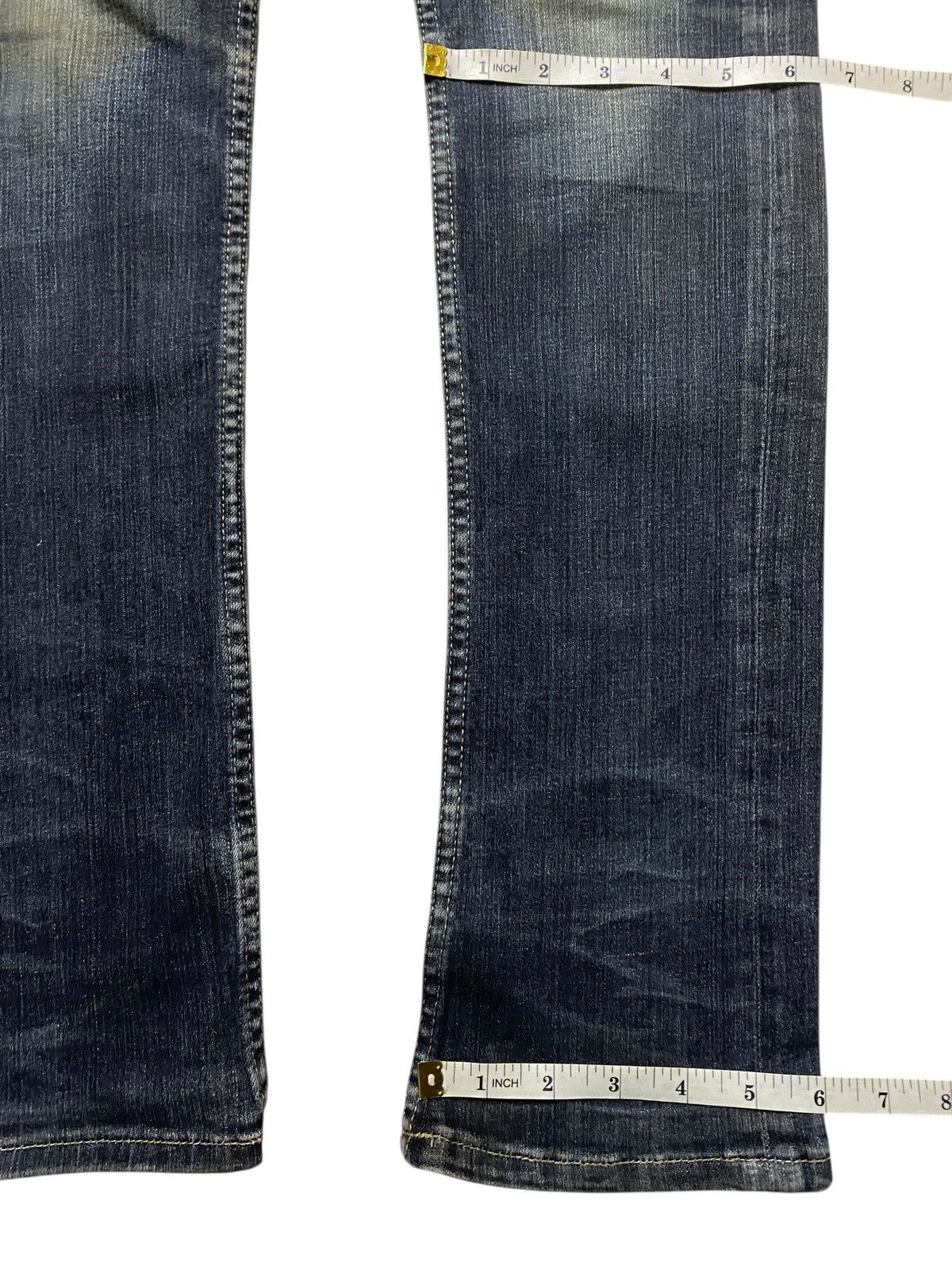 Japanese Brand Vintage Japanese Brand Theoria Embroidery Skinny Fit Jeans Size US 30 / EU 46 - 15 Thumbnail