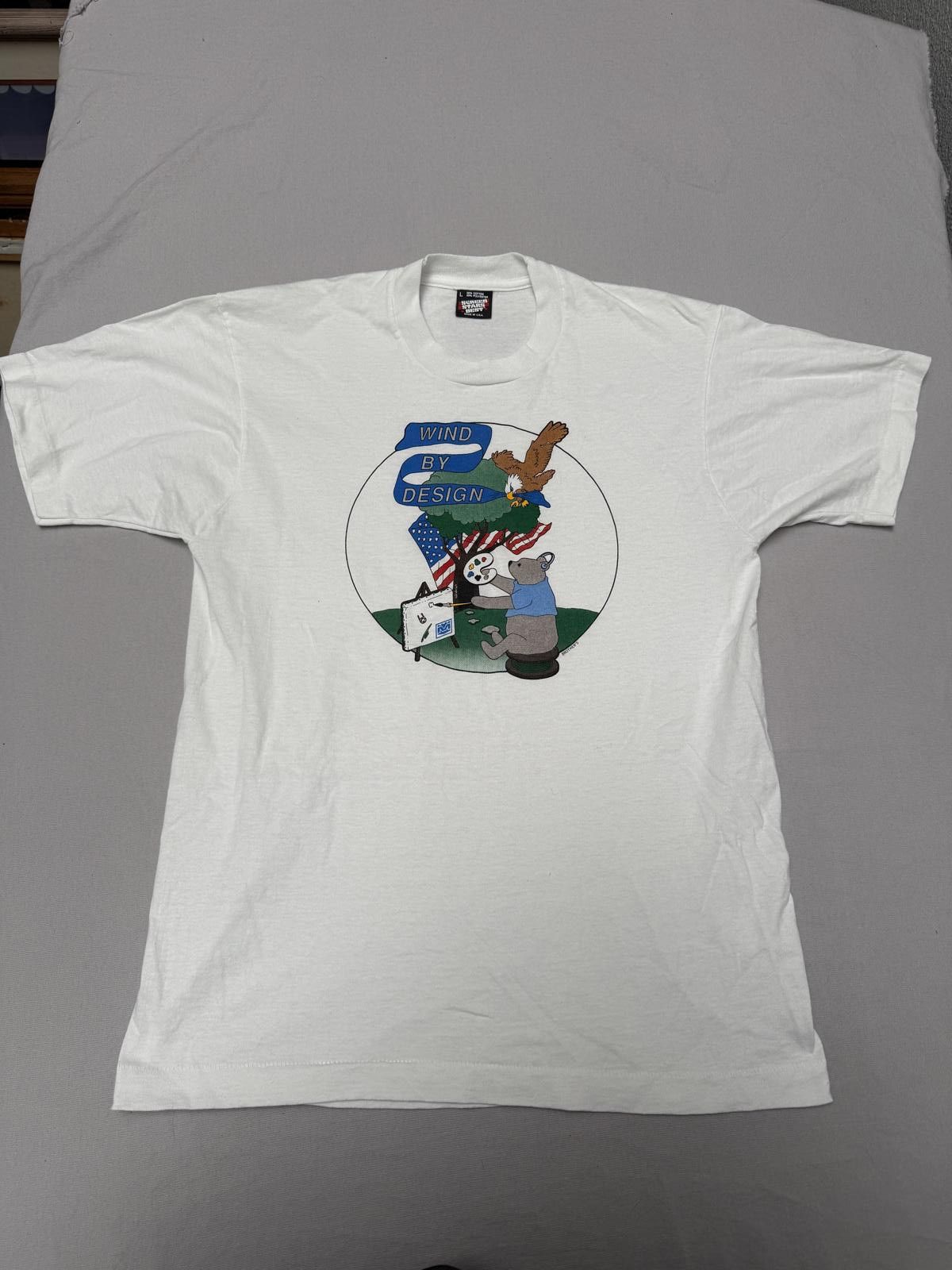 Other VTG Renewable Wind T-shirt Wind By Design Iowa 549 Tee - L Size US L / EU 52-54 / 3 - 1 Thumbnail