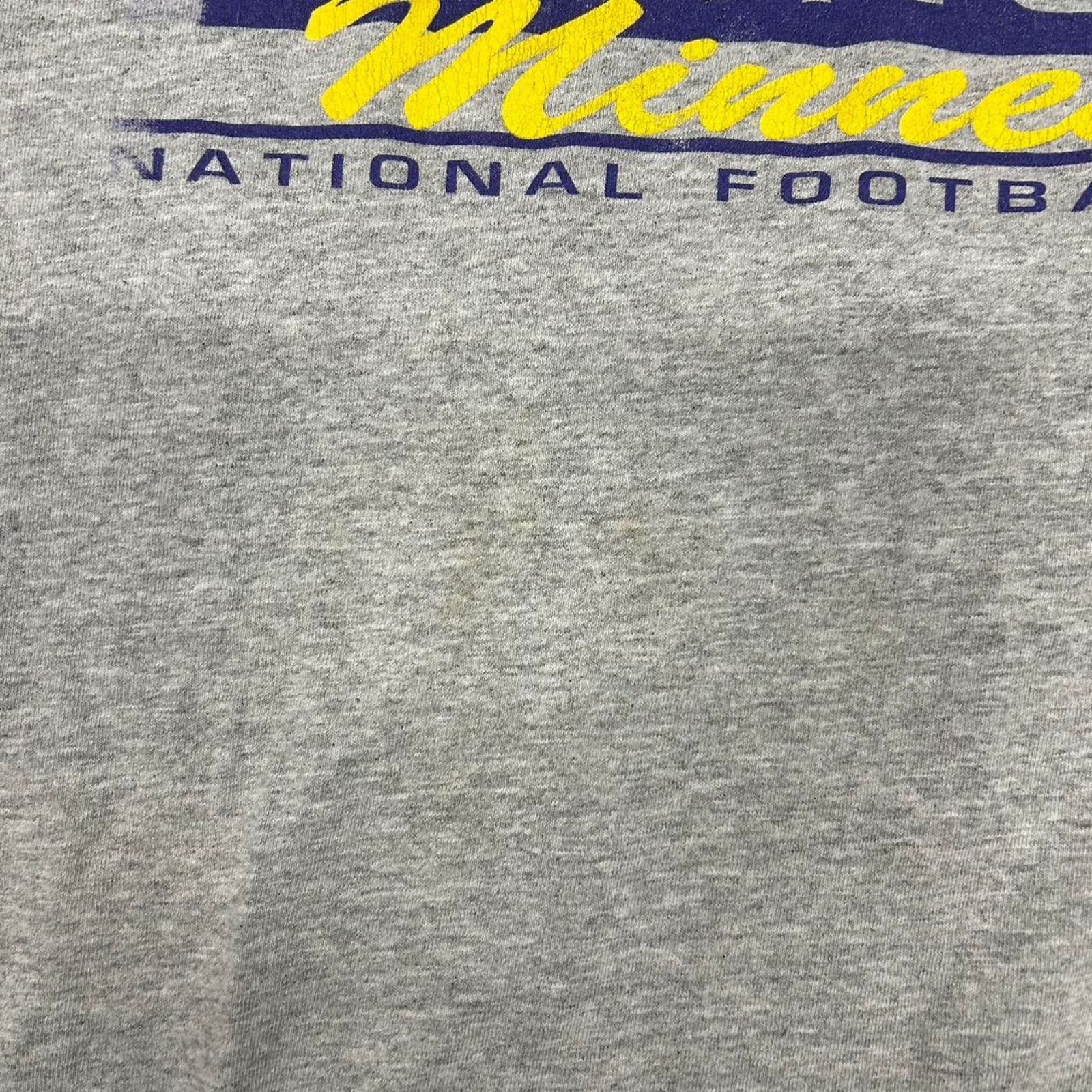 NFL Y2K Grey Minnesota Vikings NFL tee Size US XL / EU 56 / 4 - 3 Thumbnail