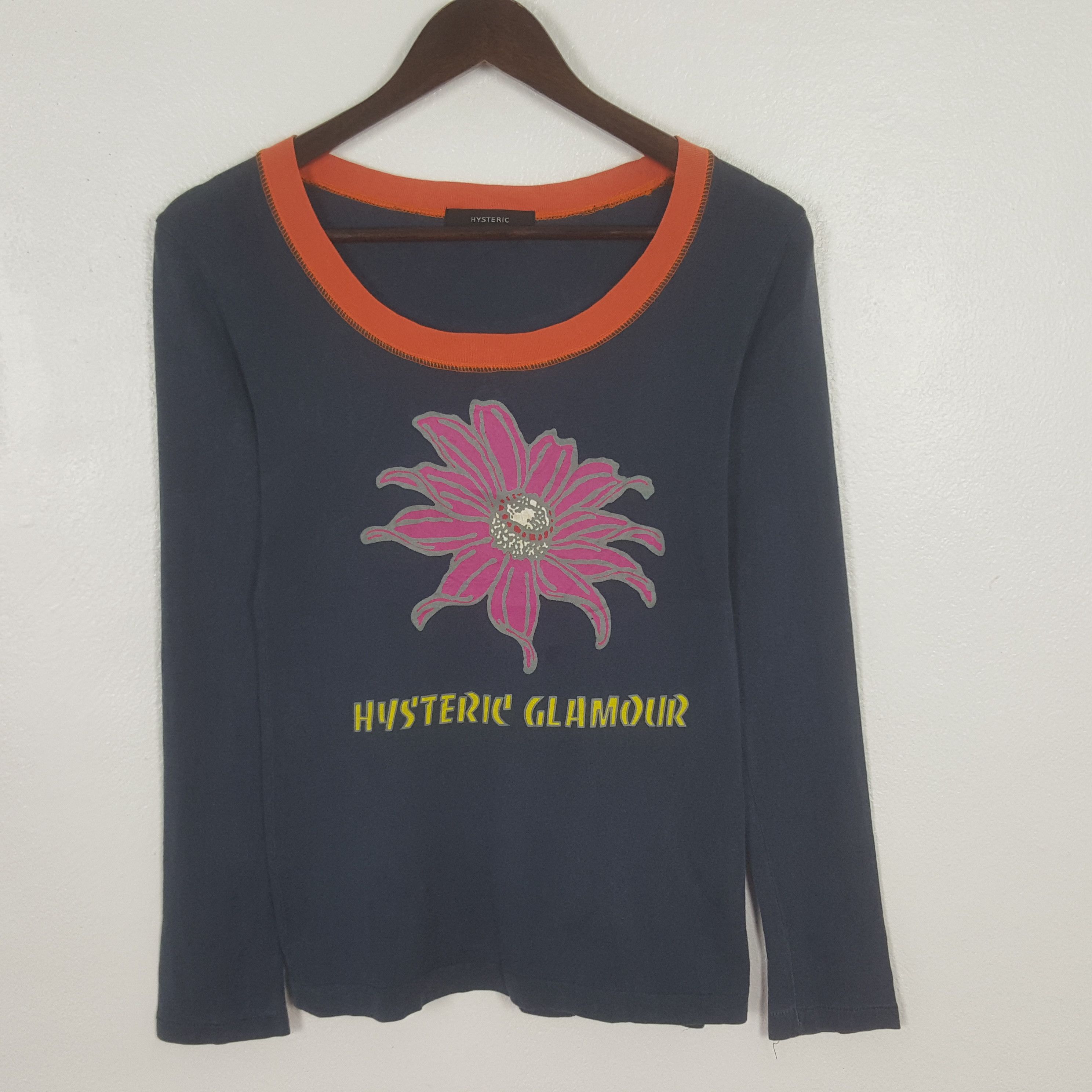 Hysteric Glamour Vintage Hysteric Glamour Flower Women Tshirt Size XS / US 0-2 / IT 36-38 - 1 Thumbnail