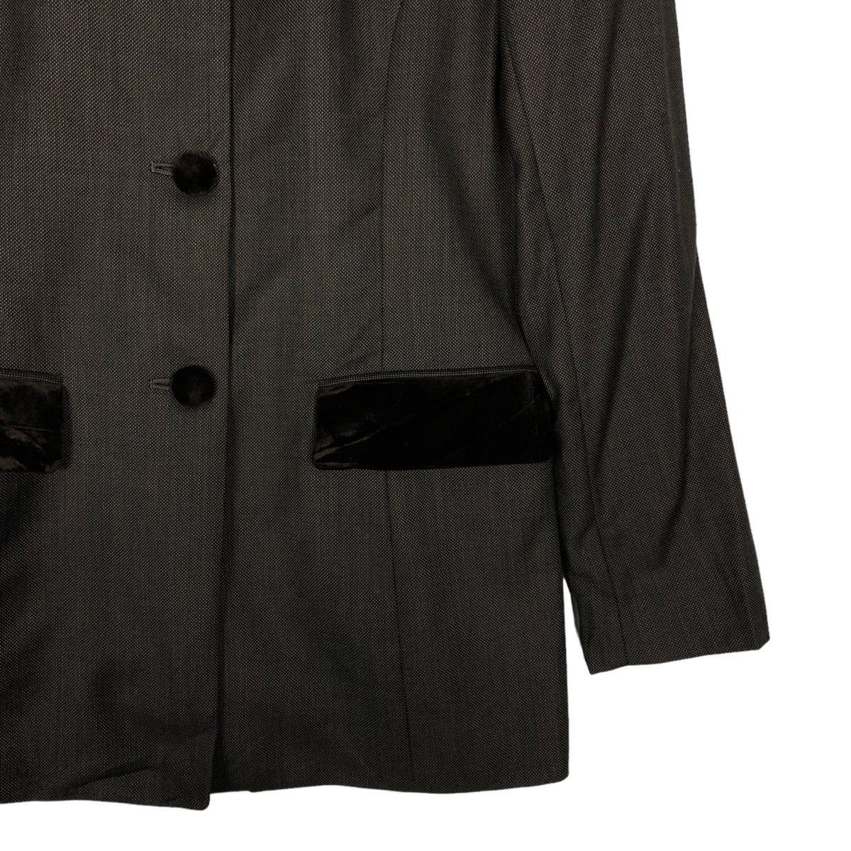 Japanese Brand 👍Vintage Lanvin La Collection Velvet Jacket Size M / US 6-8 / IT 42-44 - 5 Thumbnail