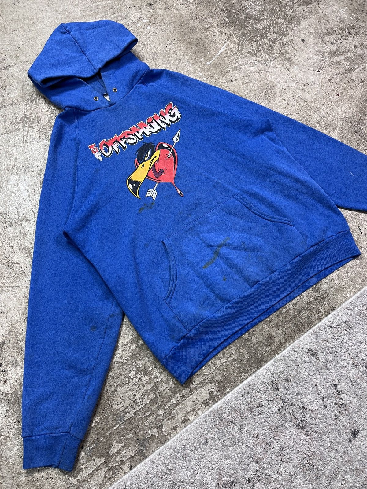 Band Tees 2001 THE OFFSPRING TOUR ARCHIVE FADED HOODIE - LOT № 1294 Size US L / EU 52-54 / 3 - 3 Thumbnail