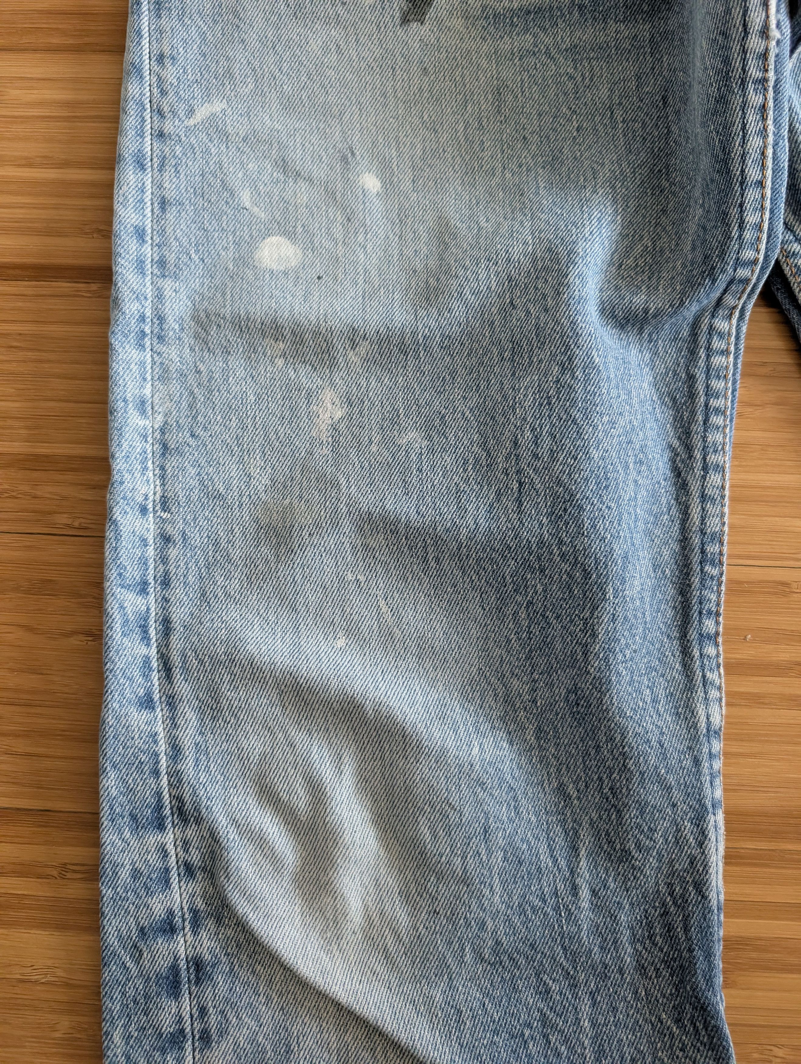 Levi's Helmut Lang Style Panted Denim, CRAZY DISTRESSING Size US 29 - 11 Thumbnail