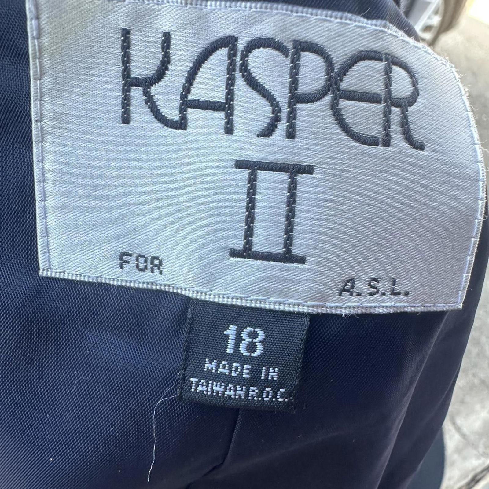 Other Vintage Kasper cardigan coat 18 Size XXL / US 16-18 / IT 52-54 - 5 Thumbnail