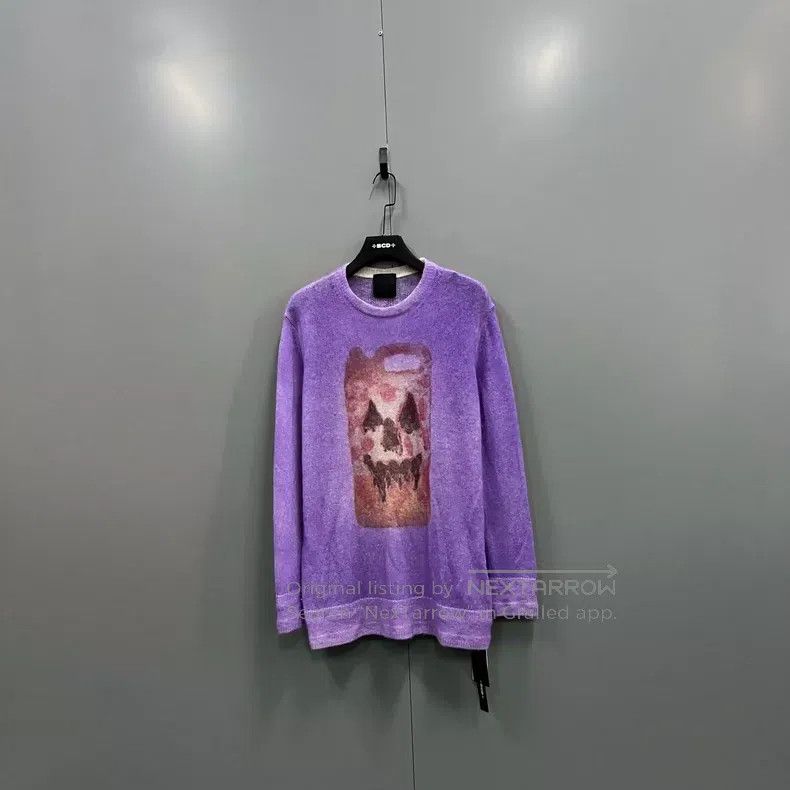 Givenchy Givenchy Josh Smith Collaboration Purple Cartoon Pattern L Size US L / EU 52-54 / 3 - 1 Thumbnail