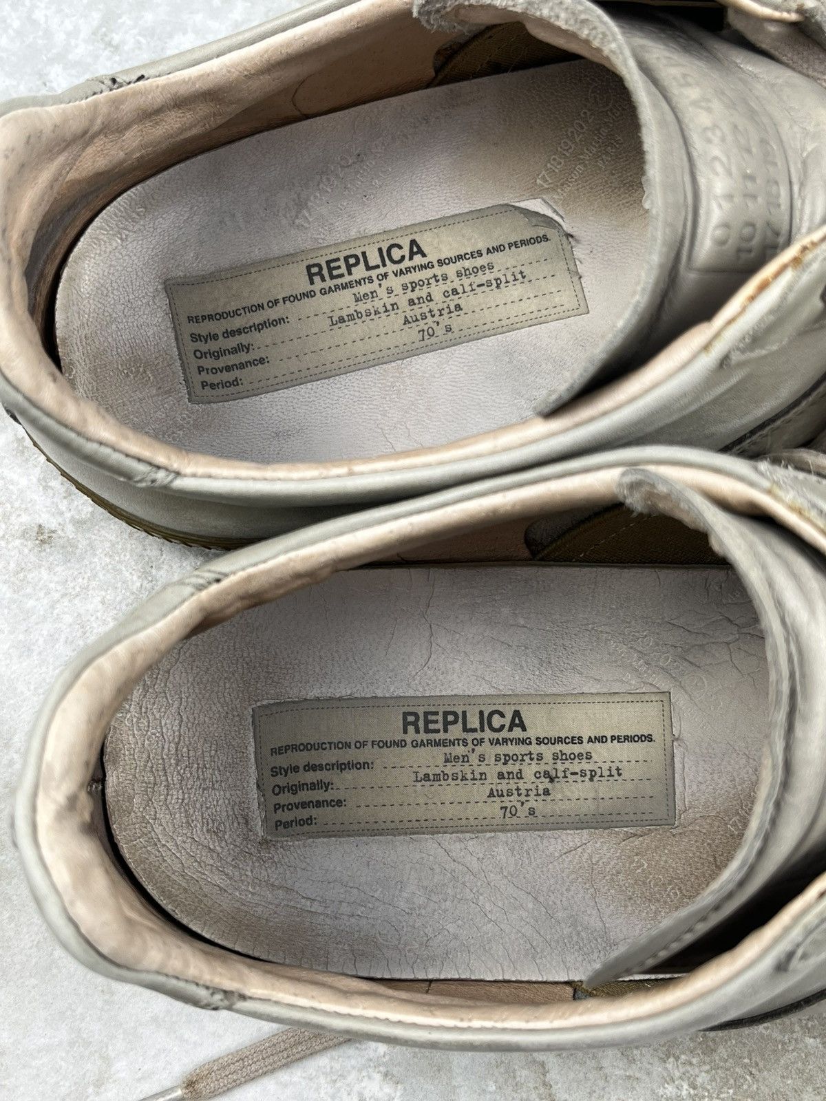 Maison Margiela AW06 Maison Margiela Vintage Grey Replica Gat Sneakers Size US 9 / EU 42 - 10 Thumbnail