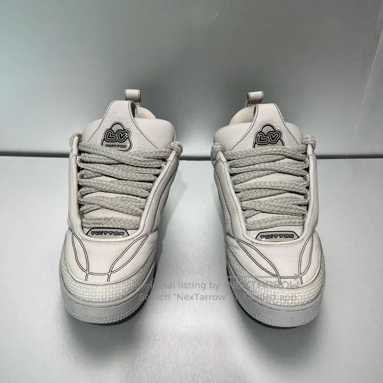 Louis Vuitton Louis Vuitton Stake gray and white bread shoes Size US 8.5 / EU 41-42 - 7 Thumbnail