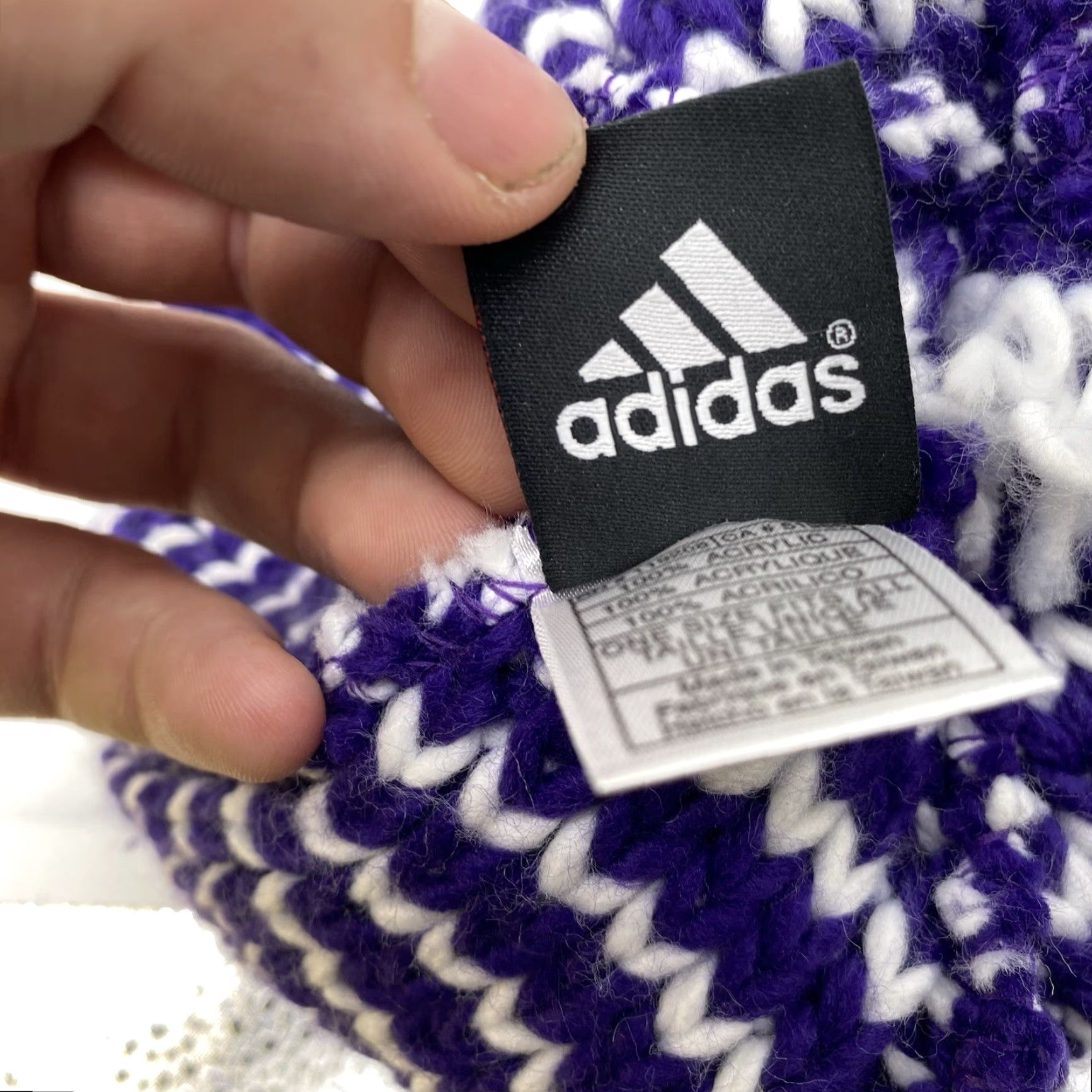 Adidas ADIDAS Orlando City SC MLS Soccer Beanie Winter Hat One Size White Mens Size ONE SIZE - 7 Thumbnail