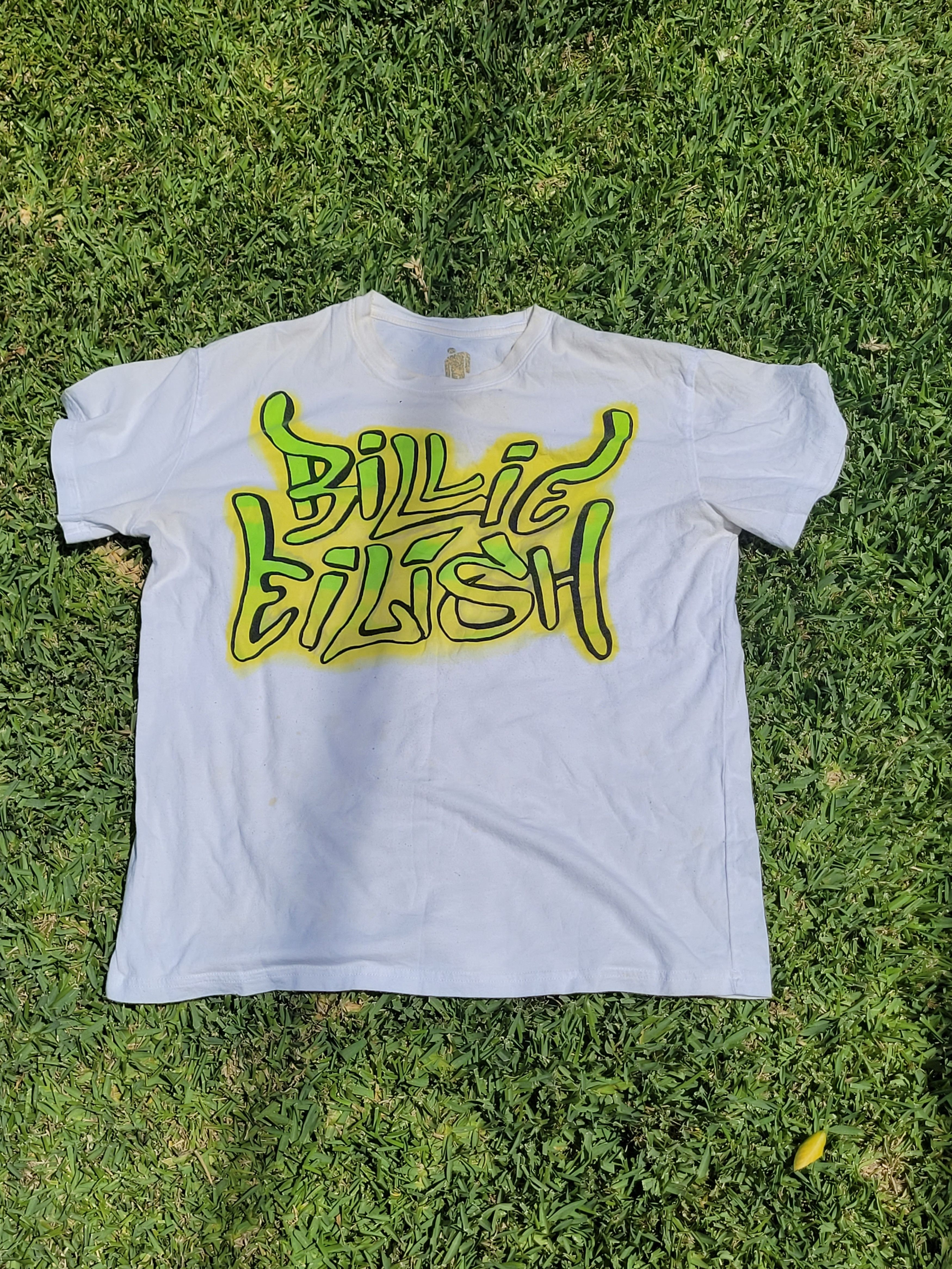 Billie Eilish Billie Eilish Spray Paint Shirt Size L / US 10 / IT 46 - 1 Thumbnail