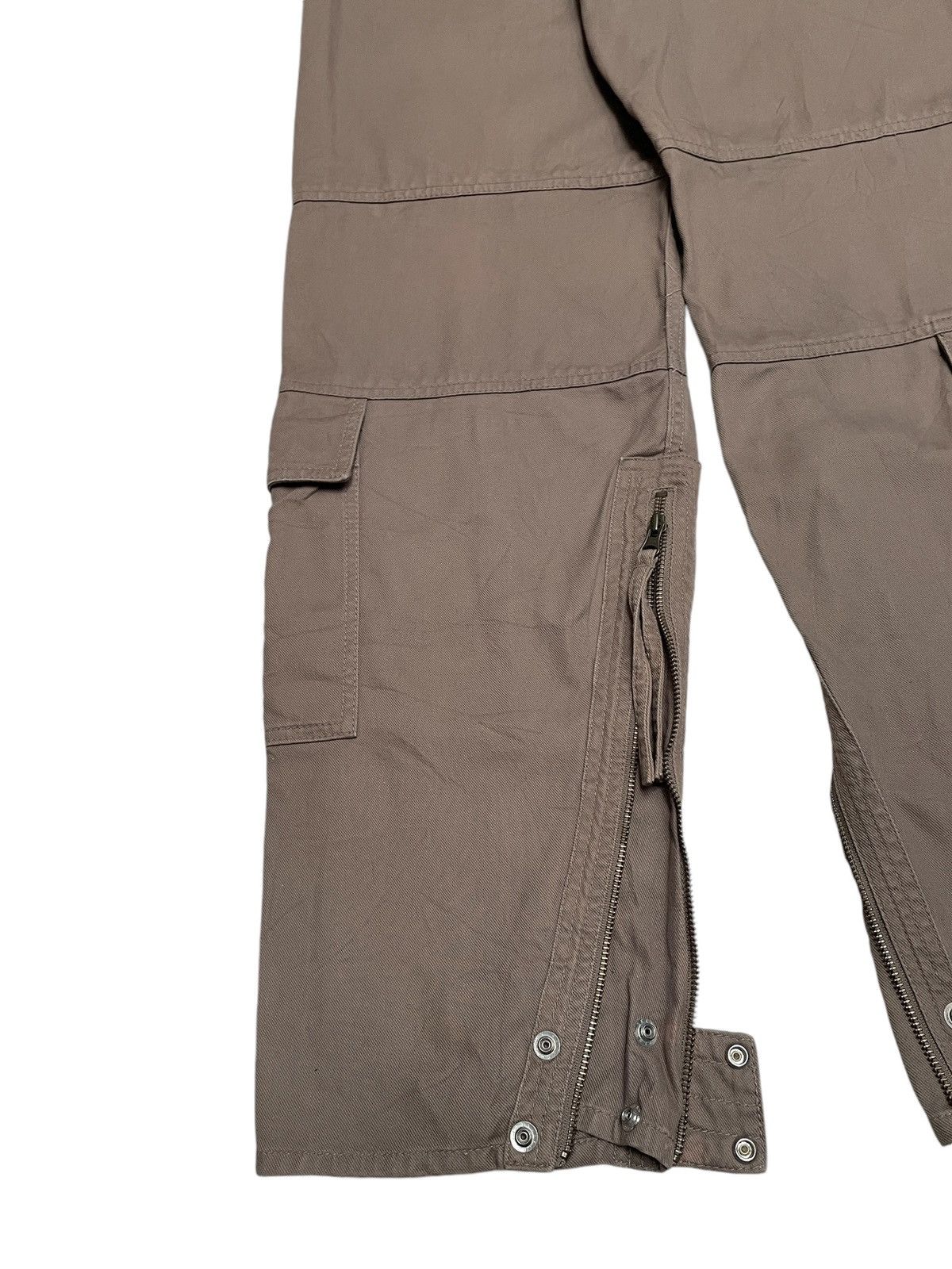 If Six Was Nine × Japanese Brand × PPFM Rare Design Vintage PPFM Tactical Parachute Pants 1990s Size US 33 - 3 Thumbnail