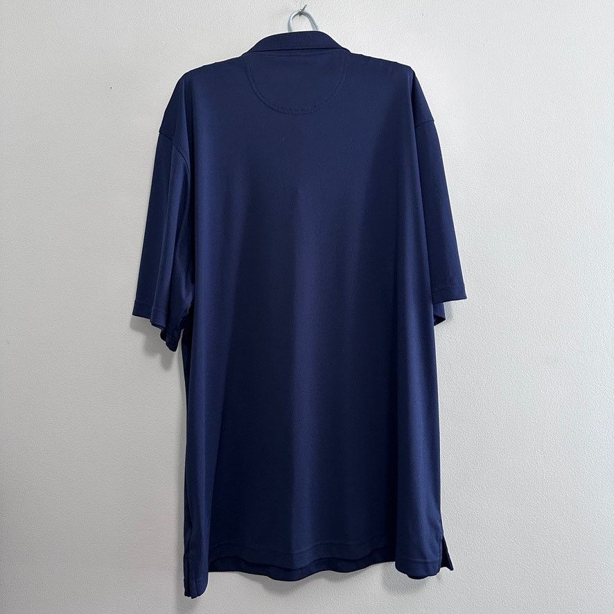 Greg Norman Greg Norman navy blue harlequin polo shirt size XL Size US XL / EU 56 / 4 - 3 Thumbnail