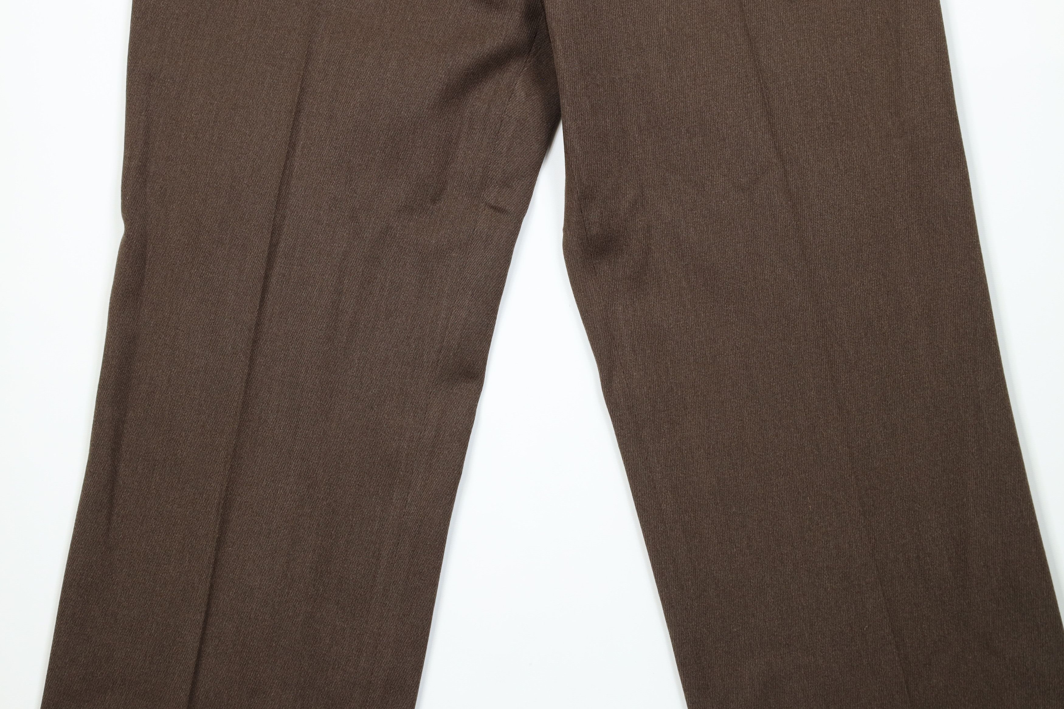 Vintage Vintage 90s Streetwear Knit Wide Leg Chino Pants Brown Size US 38 / EU 54 - 3 Thumbnail