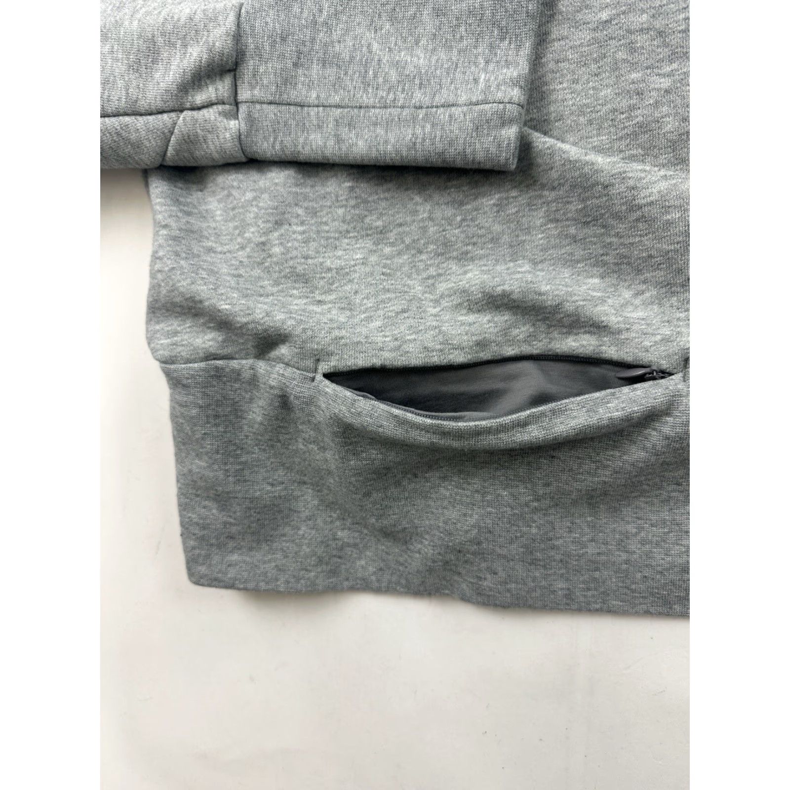 Nike Nike Sweatshirt Womens Large Gray Mock Boat Neck Zip Pocket Pullover Front Zipped Pocket Size L / US 10 / IT 46 - 4 Thumbnail