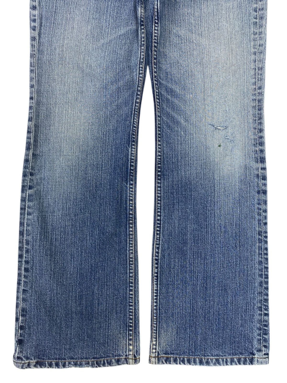 Japanese Brand Japanese Brand Acid Blue Wash Style Flare Jeans Size US 34 / EU 50 - 9 Thumbnail