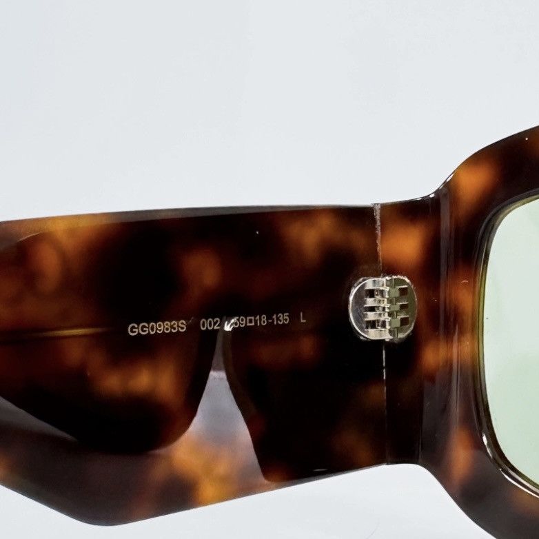 Gucci Gucci monogram acetate sunglasses Shield. Size ONE SIZE - 4 Thumbnail