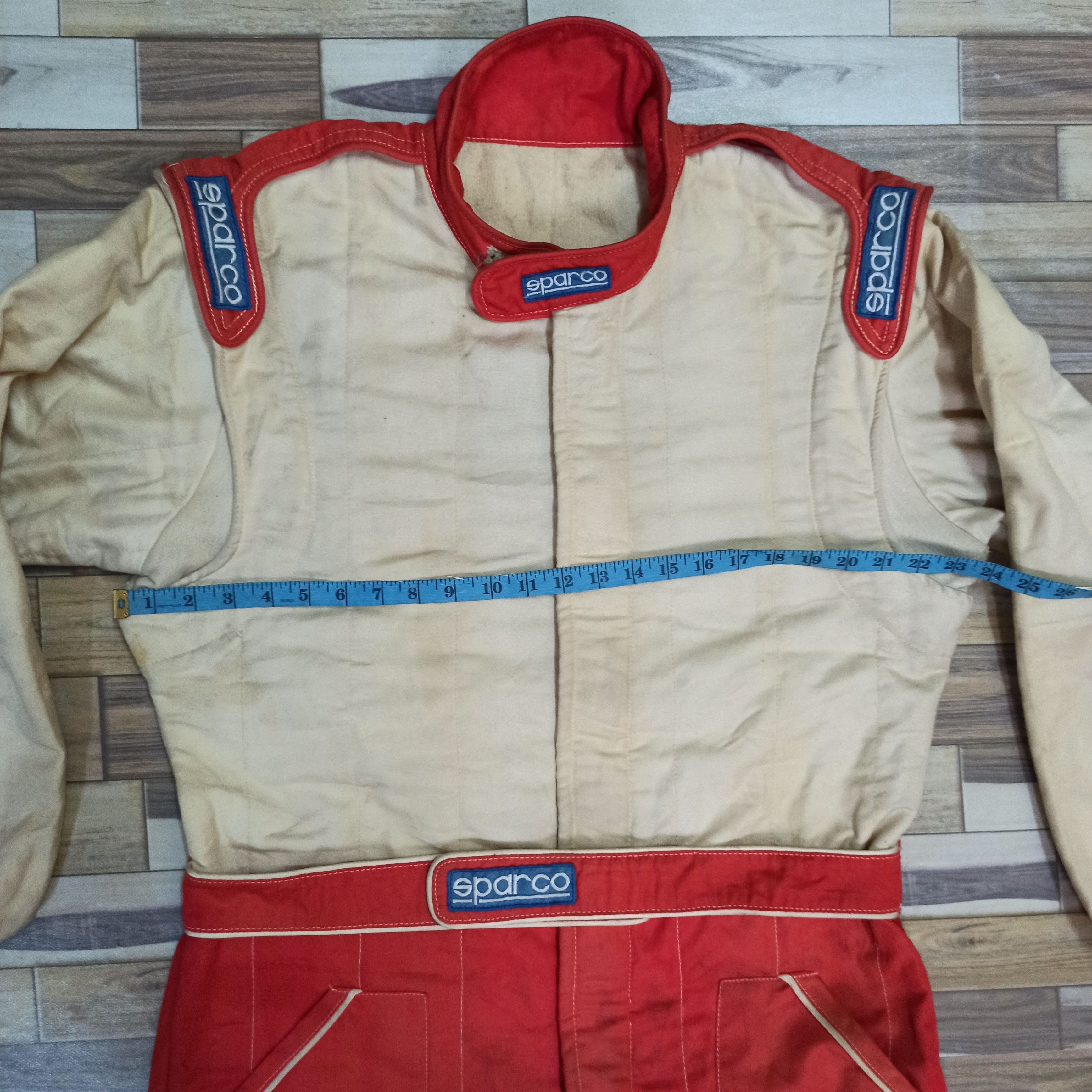 Vintage RARE SPARCO RACING OVERALL SUIT SPRINT MADE IN EUROPE Size US 42 / EU 58 - 4 Thumbnail
