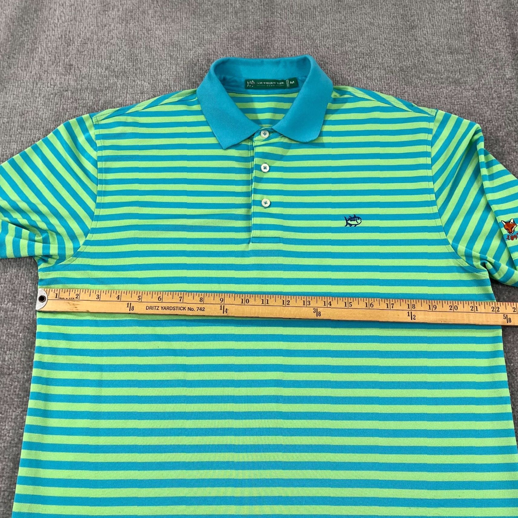 Southern Tide SOUTHERN TIDE Polo Shirt Mens Medium Green Spring Valley Hunt Club Golf S/S Multicolor Size US M / EU 48-50 / 2 - 6 Thumbnail