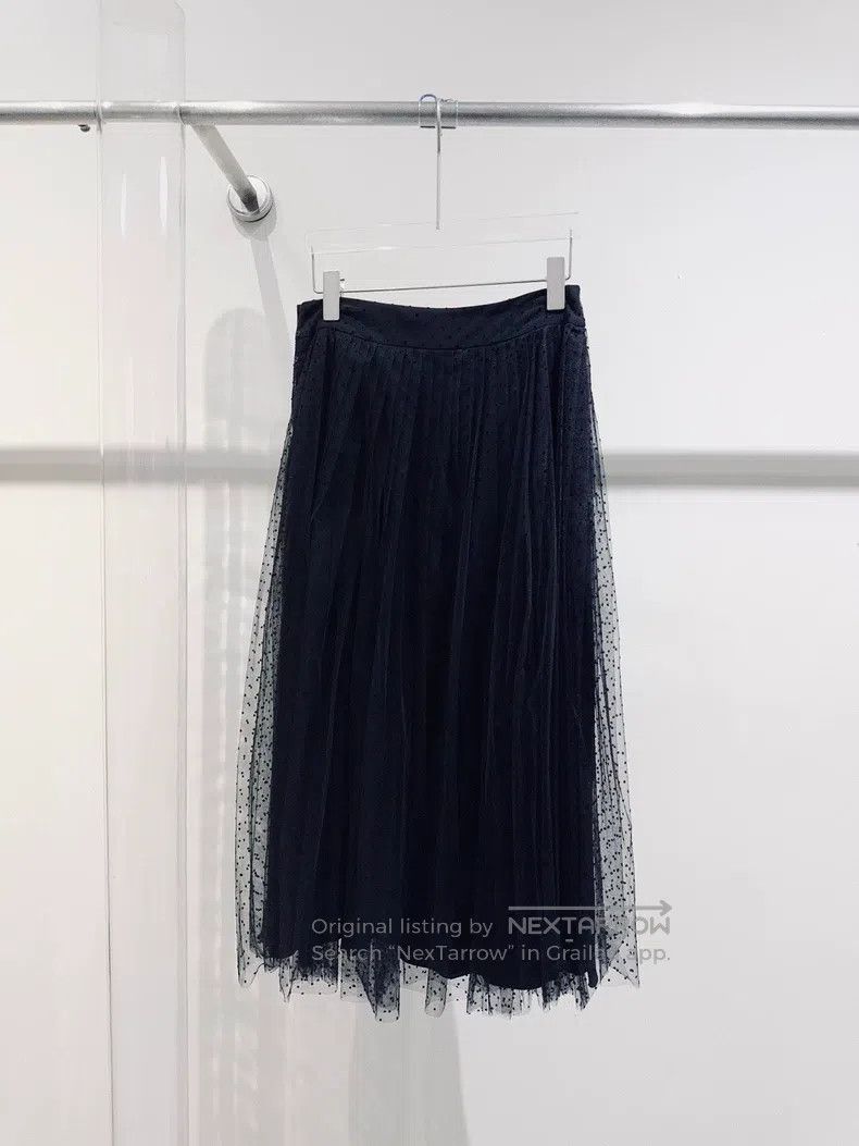 Dior Dior Black tulle skirt Size 42" / US 20 - 2 Thumbnail