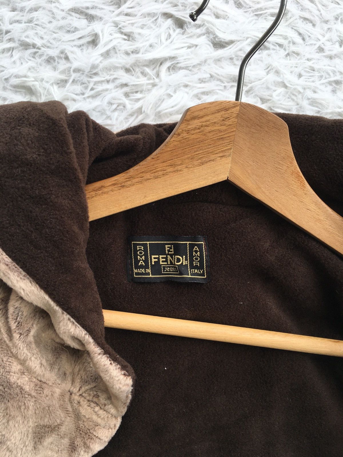 Fendi Rare Vintage 90s FENDI Monogram Velvet Jacket Size US L / EU 52-54 / 3 - 11 Thumbnail
