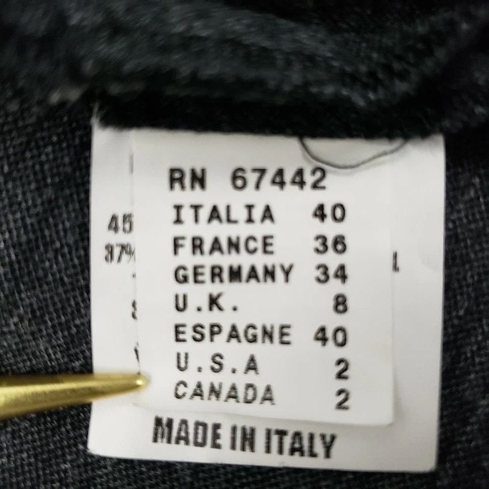 Other ALYSI Blazer Jacket Made in Italy Pure Wool Poly Blend 2 Size XS / US 0-2 / IT 36-38 - 11 Thumbnail