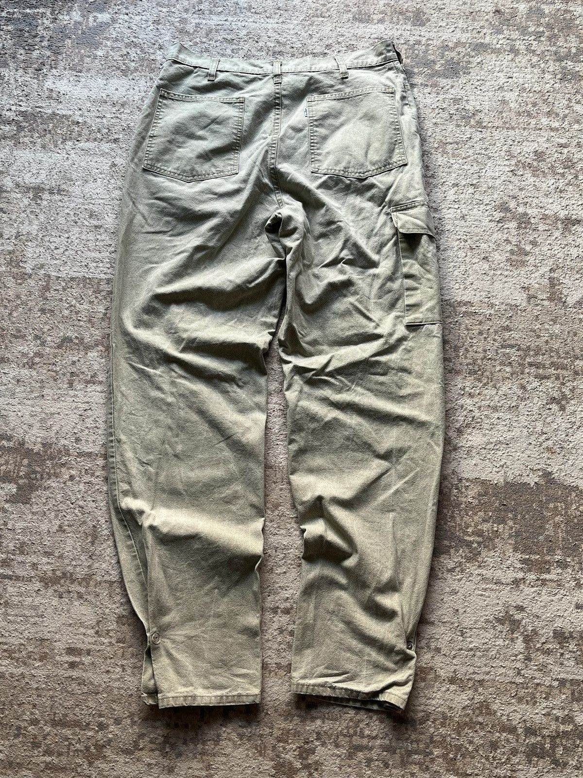 Levi's Levi’s Vintage 1980 Made in France White Tab Cargo Pants Size US 36 / EU 52 - 17 Thumbnail