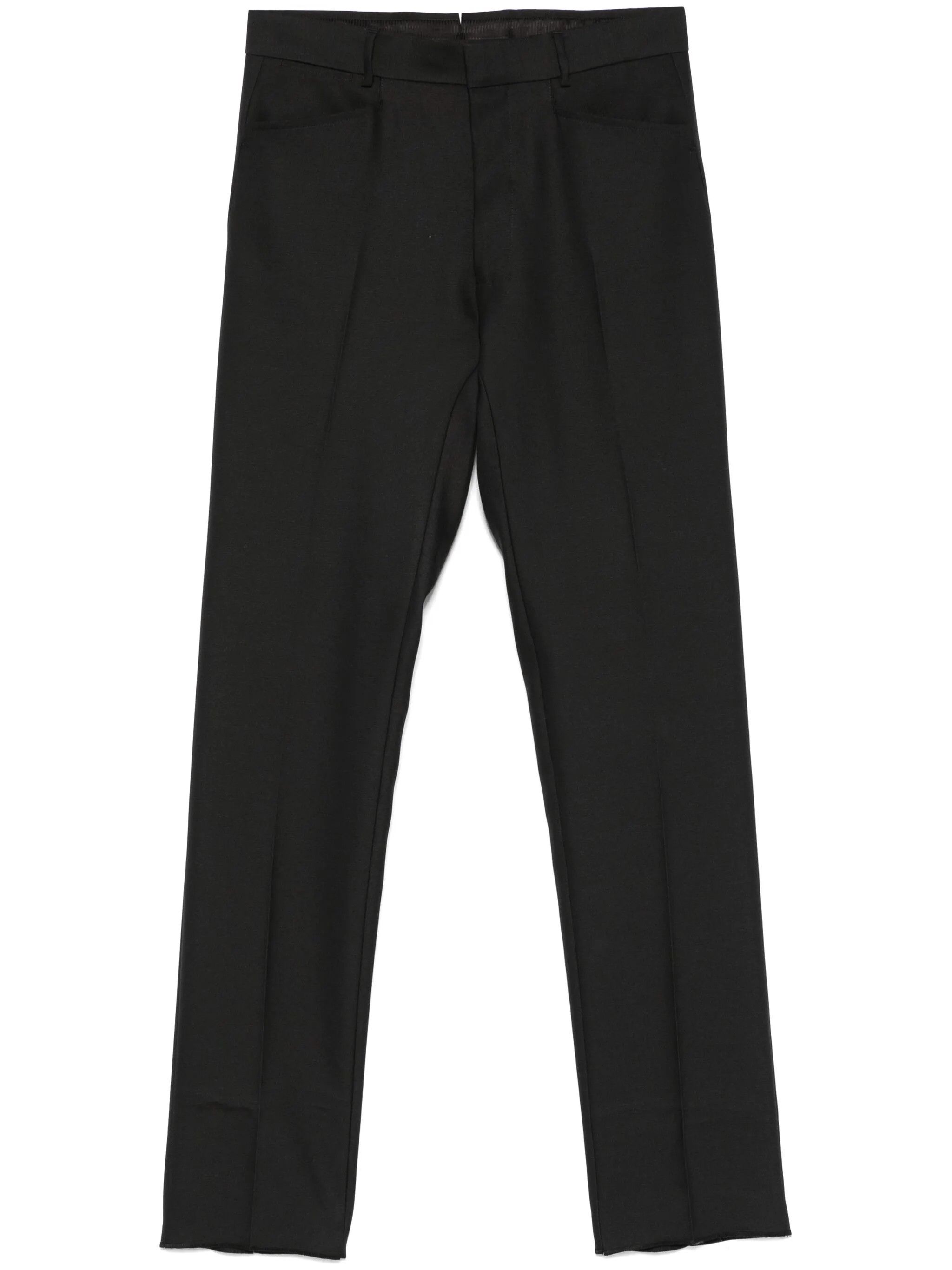 Tom Ford o1s22i1n0125 Wool And Silk Trouser in Black Size US 32 / EU 48 - 1 Thumbnail