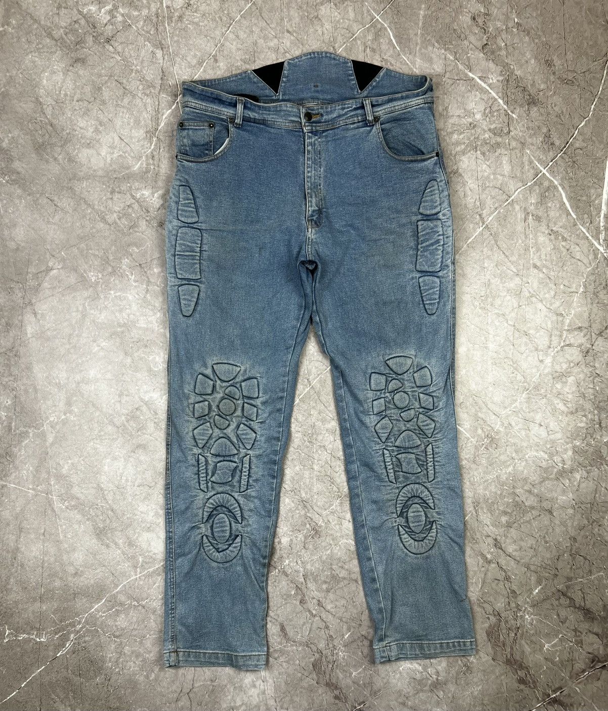 Drake Vintage Pro Motorcycle Denim Jeans Drake Size US 38 / EU 54 - 3 Thumbnail