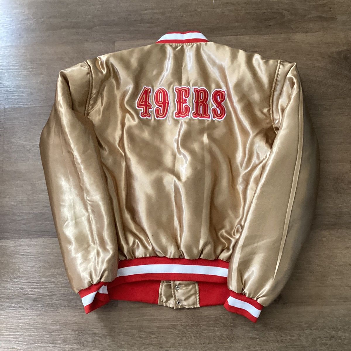 Starter × Vintage Vintage San Francisco 49ers satin bomber jacket Size US XXL / EU 58 / 5 - 5 Thumbnail