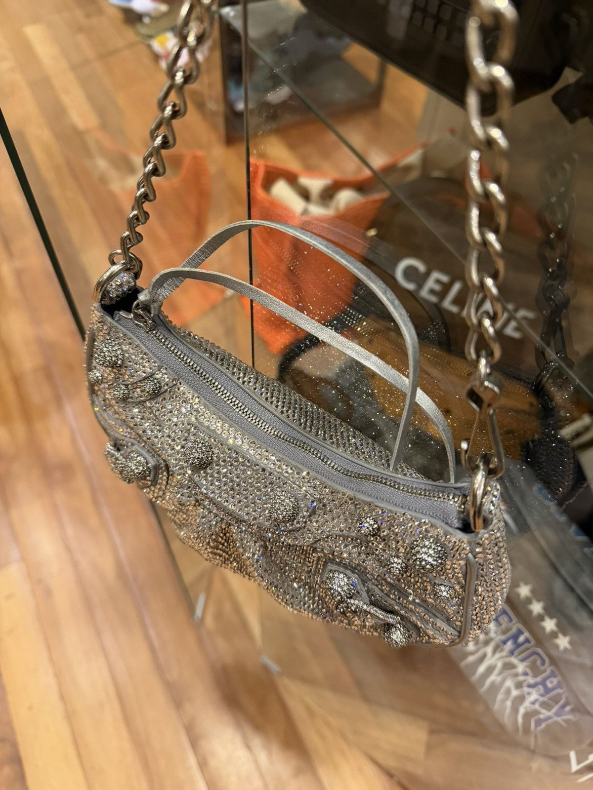 Balenciaga Balenciaga le cagole mini bag with chain giant studs Size ONE SIZE - 5 Thumbnail