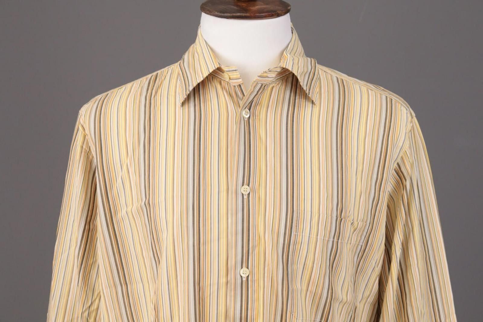Ermenegildo Zegna Zegna Sport Multicolor Striped Button Down Shirt Size XL Size US XL / EU 56 / 4 - 2 Thumbnail