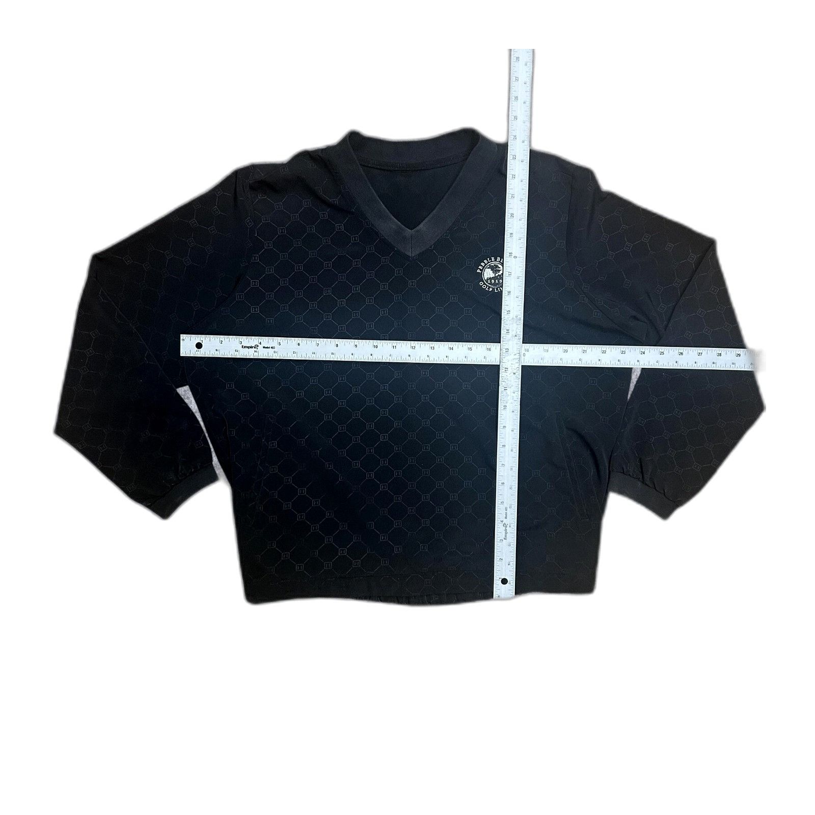 Lone Cypress By Pebble Beach Custom Golf Pebble Beach Golf Links Black Windbreaker Perfor Size US XL / EU 56 / 4 - 3 Thumbnail