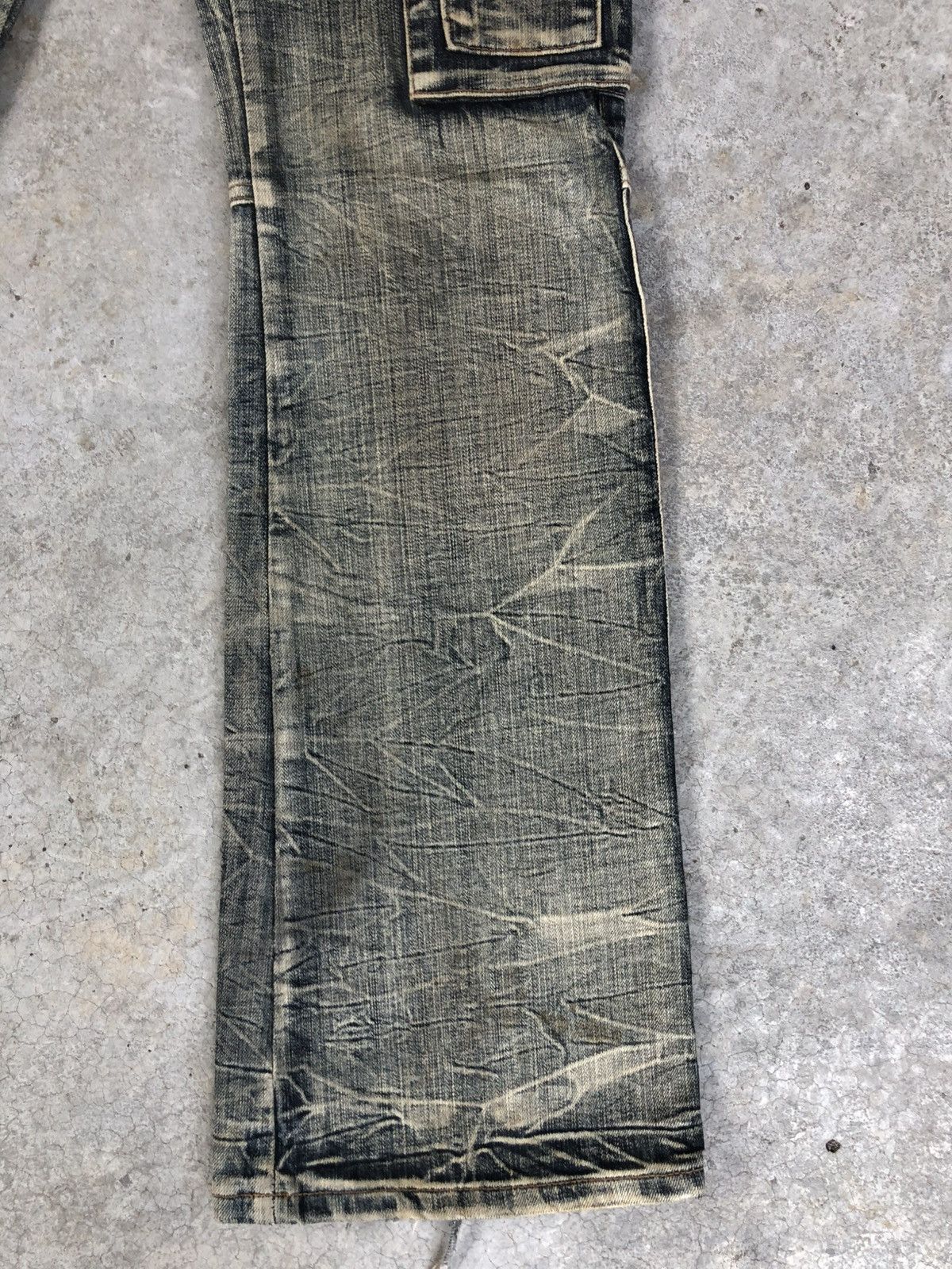 semanticdesign Semantic Design Flared Jeans Multipocket Mudwash Distressed Size US 30 / EU 46 - 7 Thumbnail