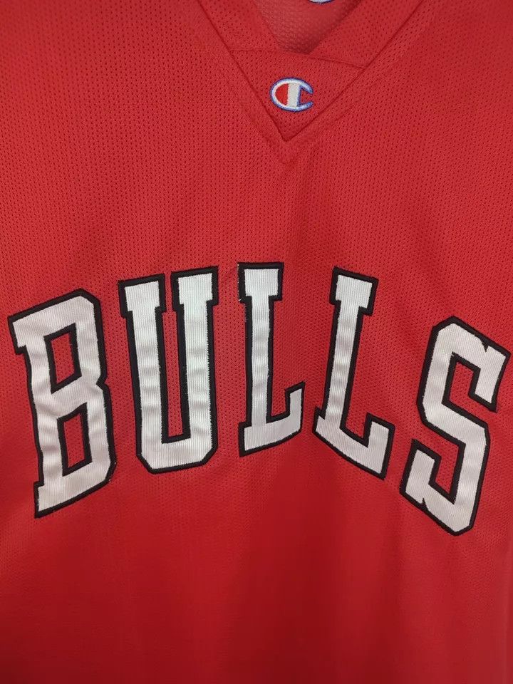 NBA × Vintage Rare Vintage NBA CHAMPION CHICAGO BULLS Basketball Jerseys Size US XL / EU 56 / 4 - 2 Thumbnail