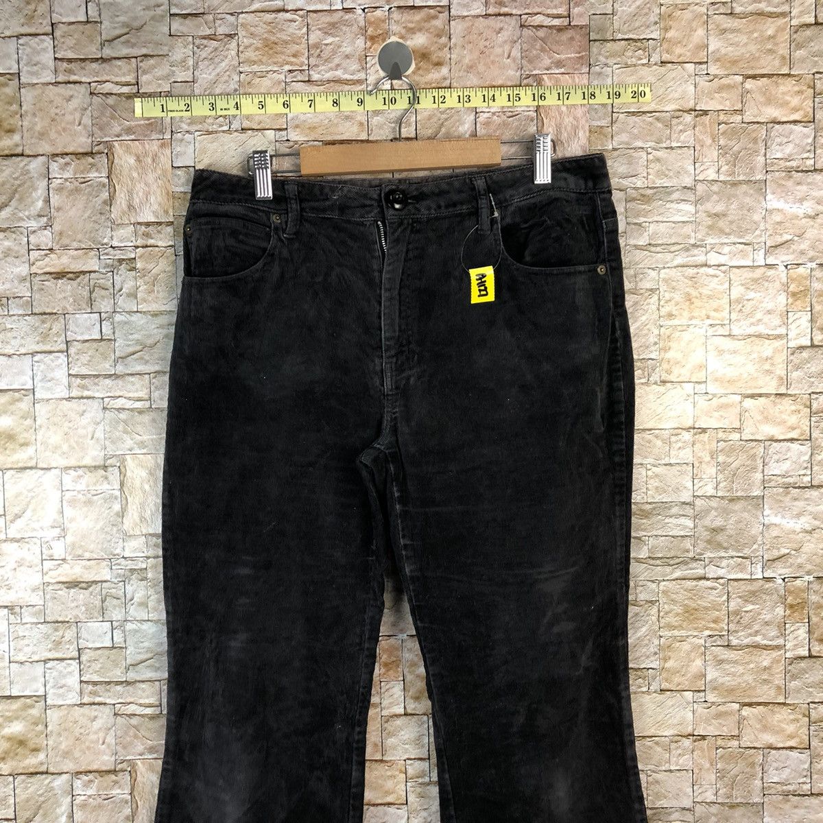 Japanese Brand Top Valu Coduroy Black Casual Pants #A1127 Size US 30 / EU 46 - 2 Thumbnail