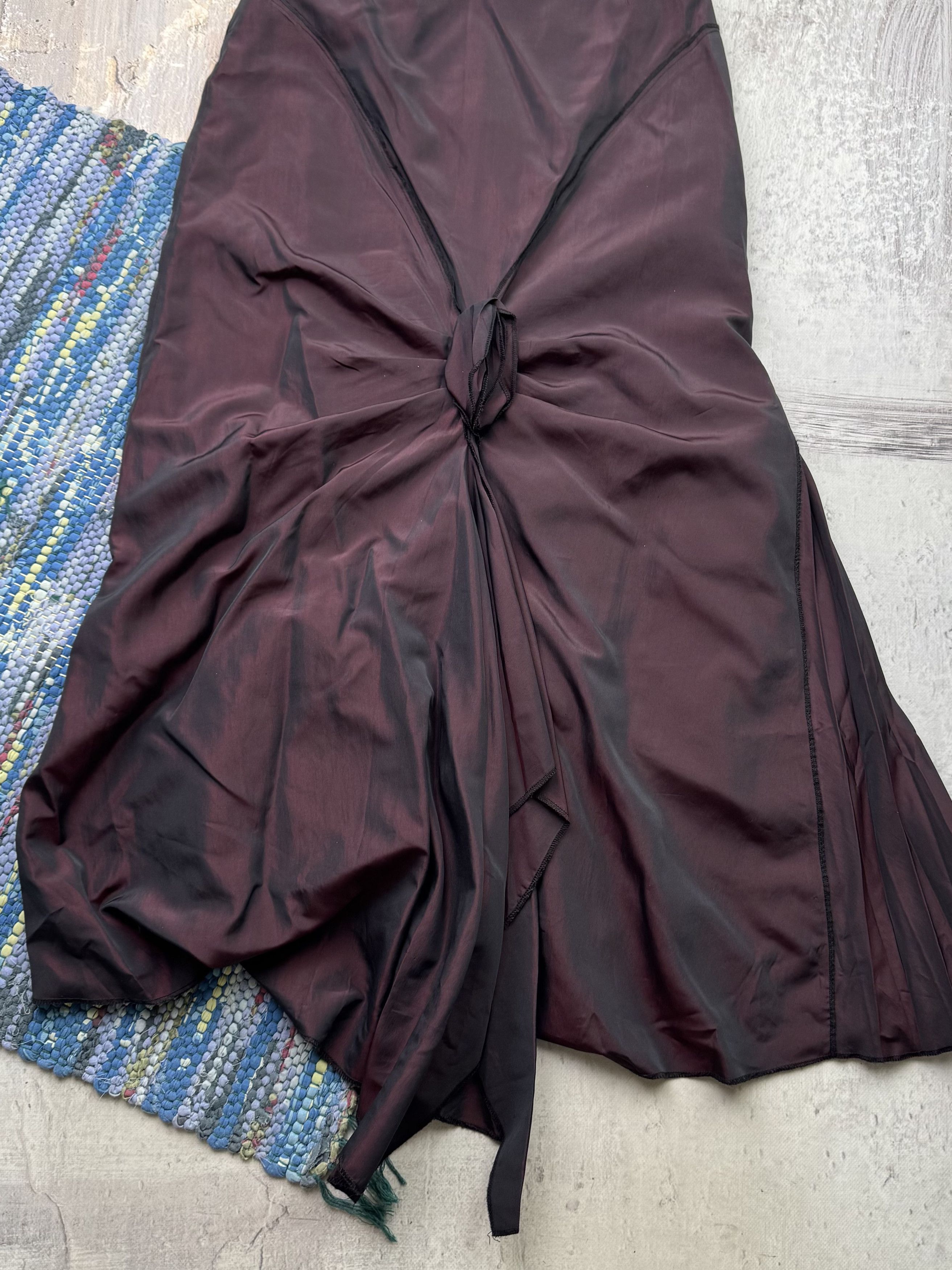 Vintage Vintage Maxi Skirt A655D15(225) Size 26" / US 2 / IT 38 - 9 Thumbnail