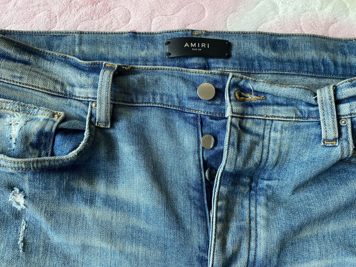 Amiri AMIRI Plaid Bandana Distressed Denim'Thrasher'Jeans Us 34 Size US 34 / EU 50 - 5 Thumbnail