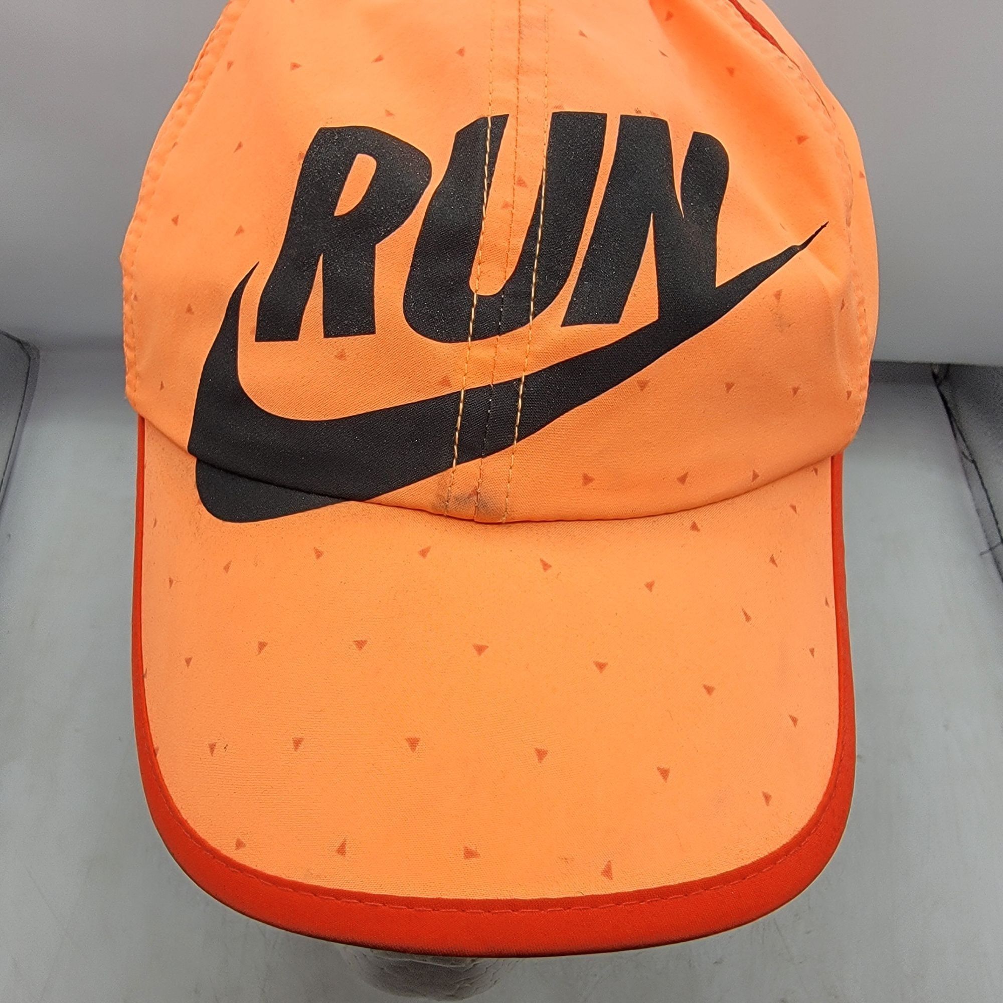 Nike Nike Featherlight Dri-Fit Athletic Running Hat Cap Mesh Oran Size ONE SIZE - 5 Thumbnail